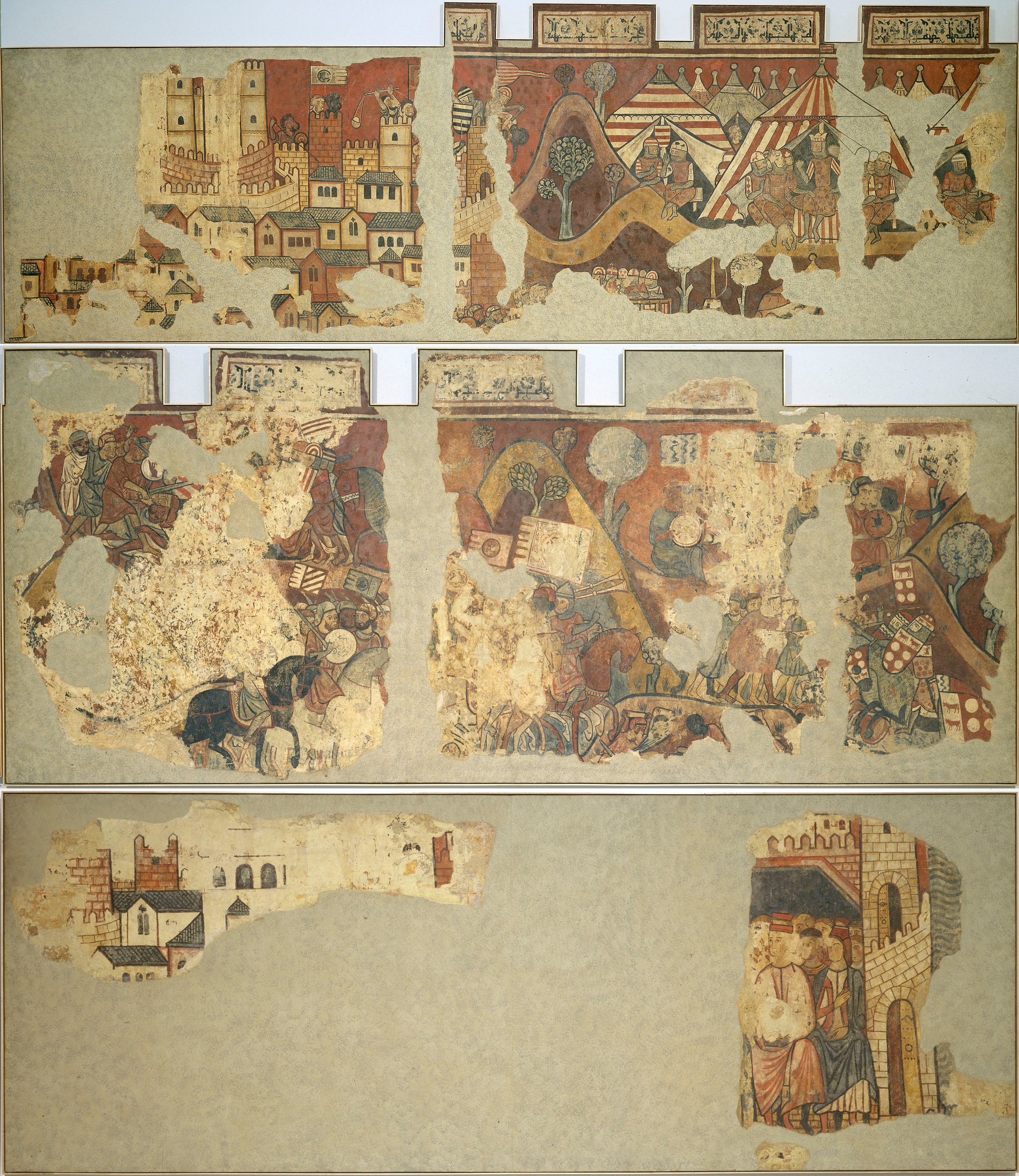 image for: Mestre de la conquesta de Mallorca - Pintures murals de la conquesta de Mallorca - 1285-1290