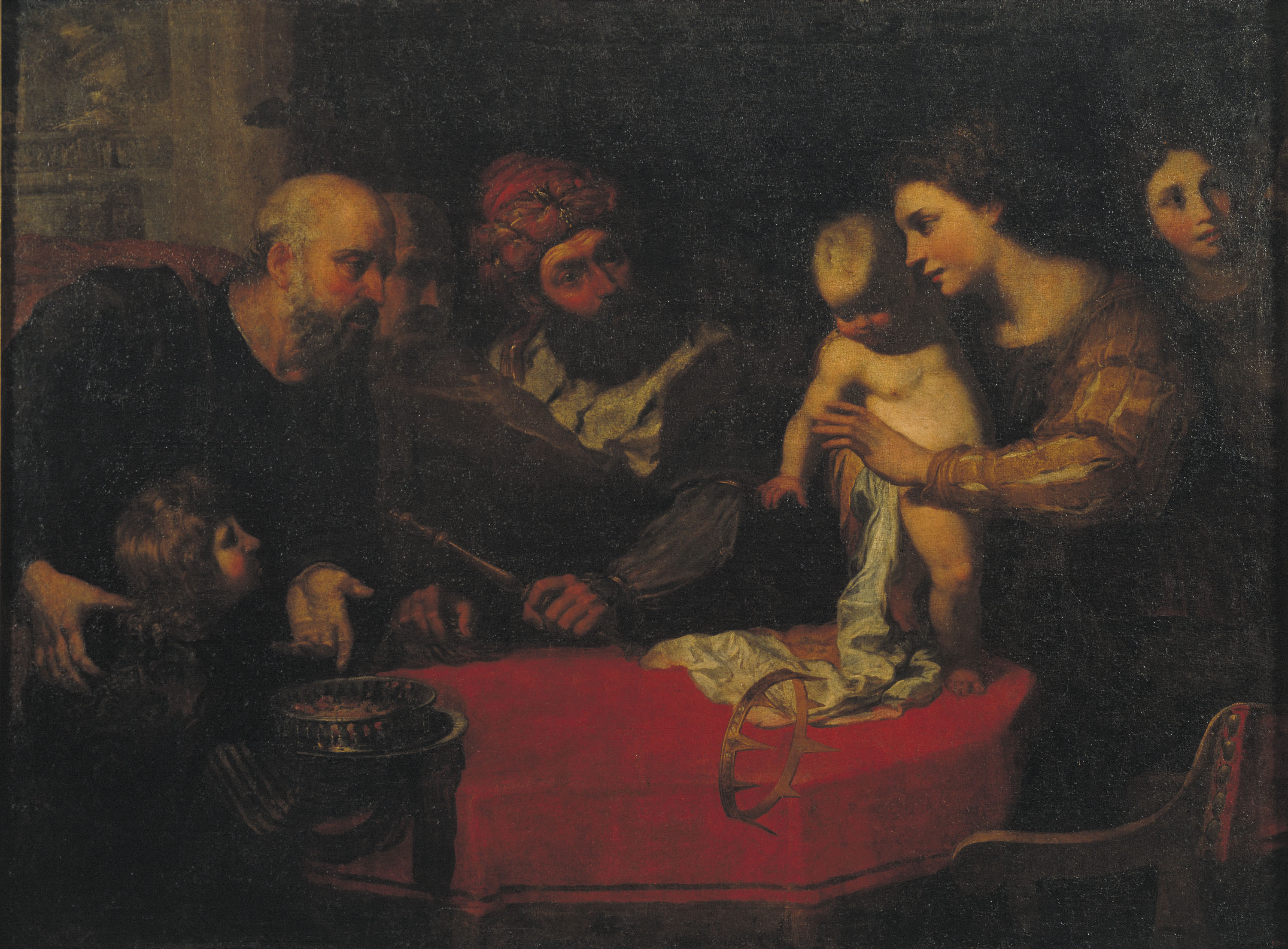 image for: Orazio de Ferrari - Moisès nen llançant la corona del faraó - Primera meitat del segle XVII