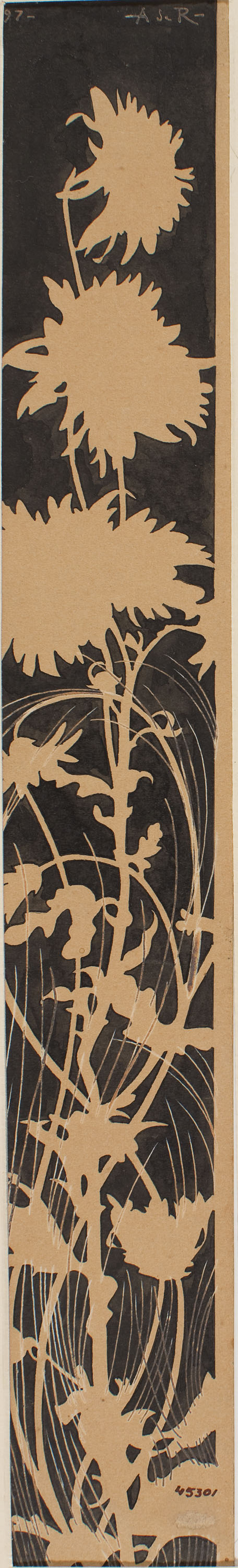 image for: Alexandre de Riquer - Ornamentació floral - 1897