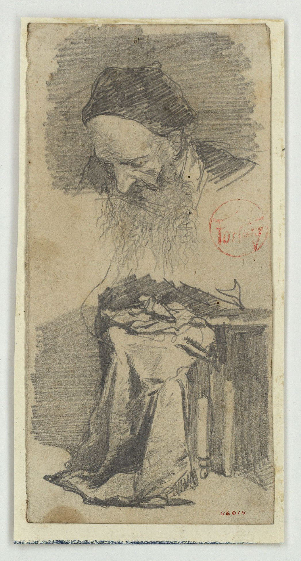 image for: Marià Fortuny - Cap d'hebreu i vestimenta - Cap a 1860-1862