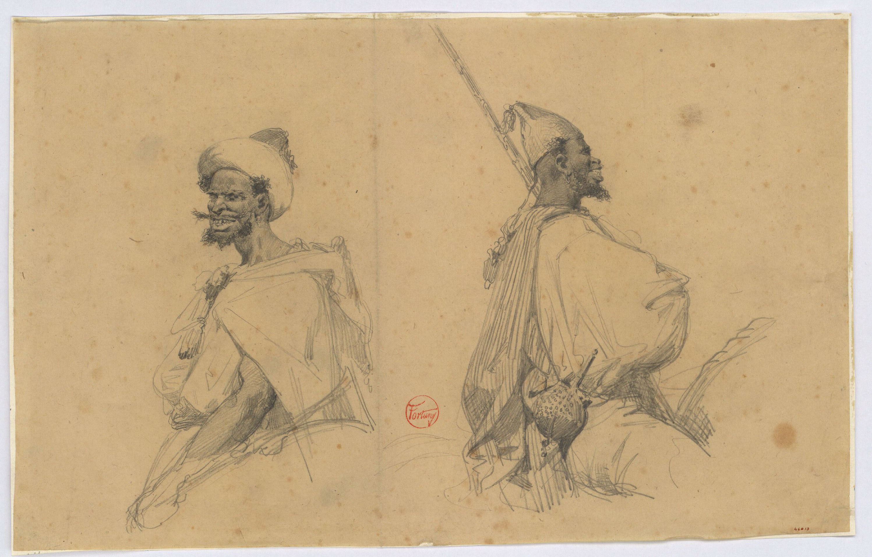 image for: Marià Fortuny - Guerrers marroquins - 1860