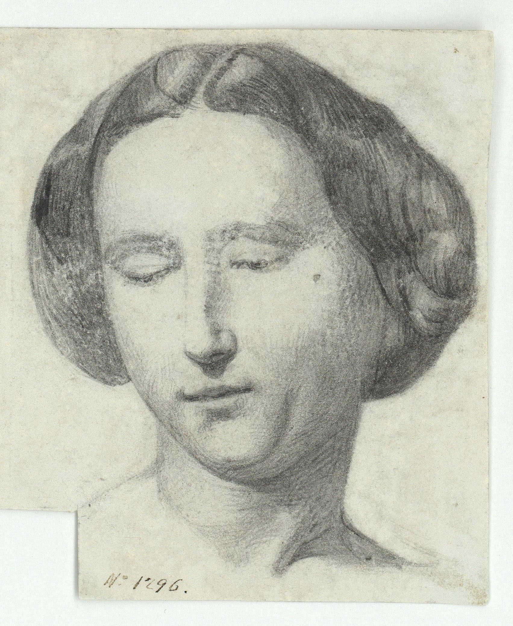 image for: Marià Fortuny - Cap de dona - Cap a 1856-1858