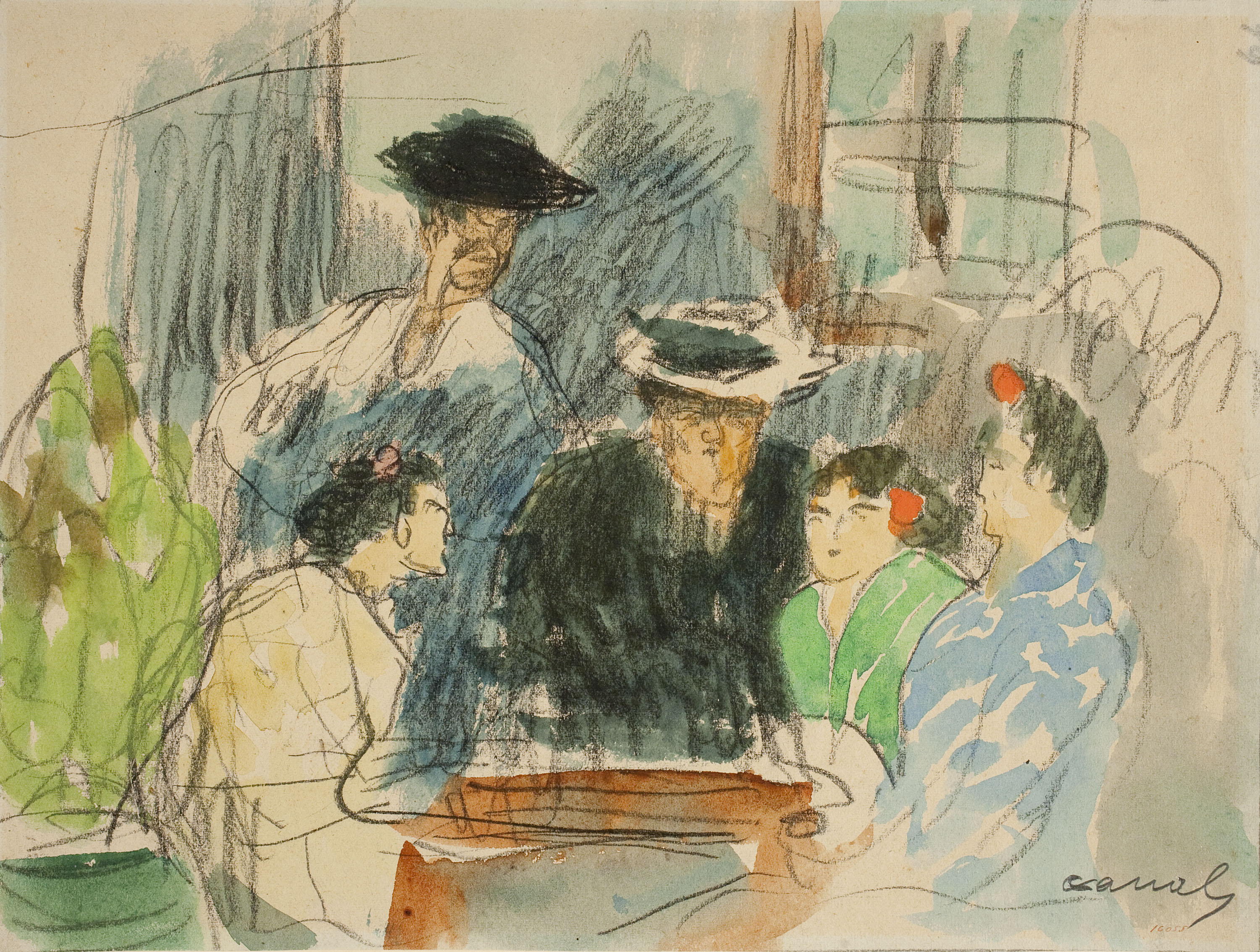 image for: Ricard Canals - Escena d'interior - Cap a 1900