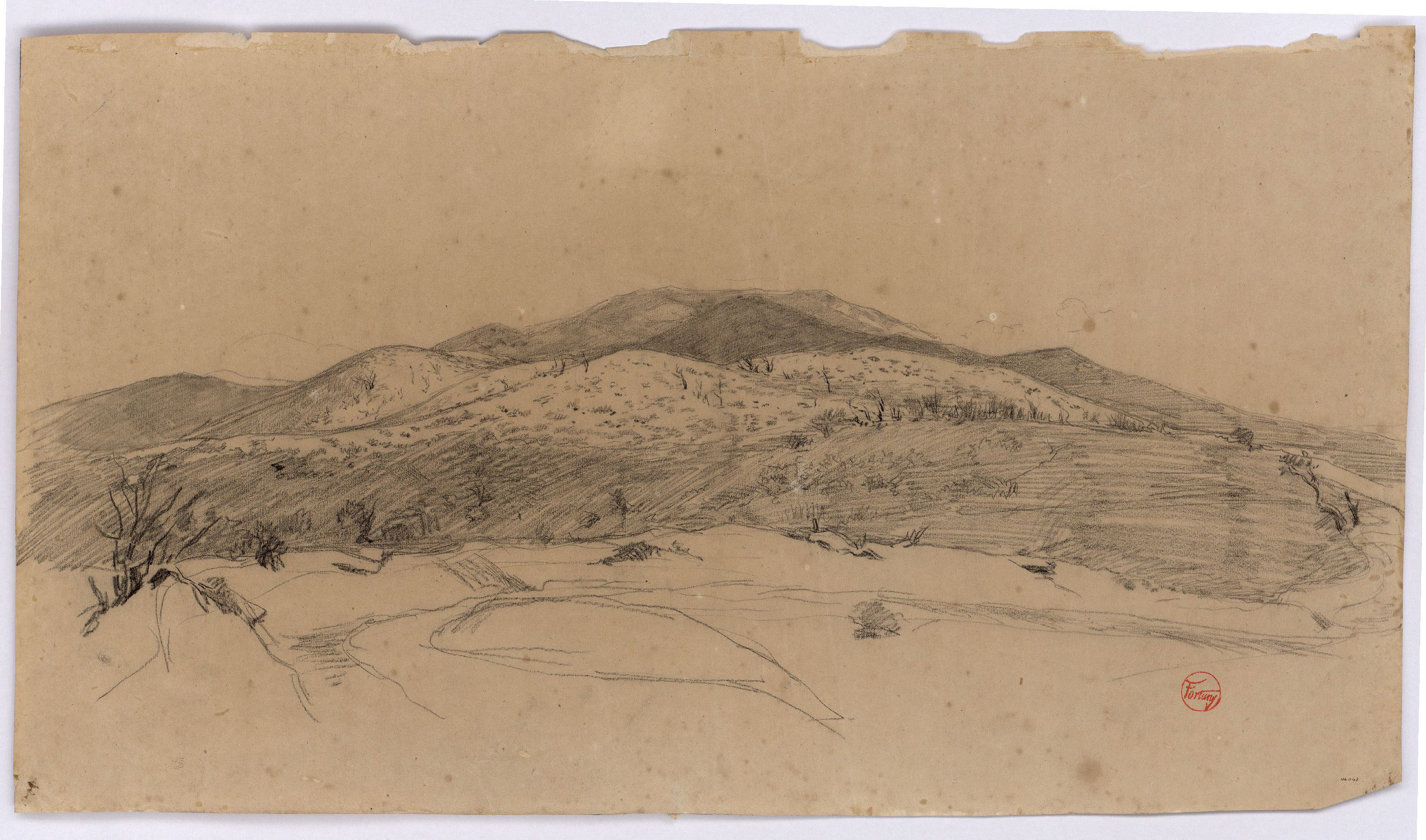 image for: Marià Fortuny - Paisatge marroquí - Cap a 1860-1862