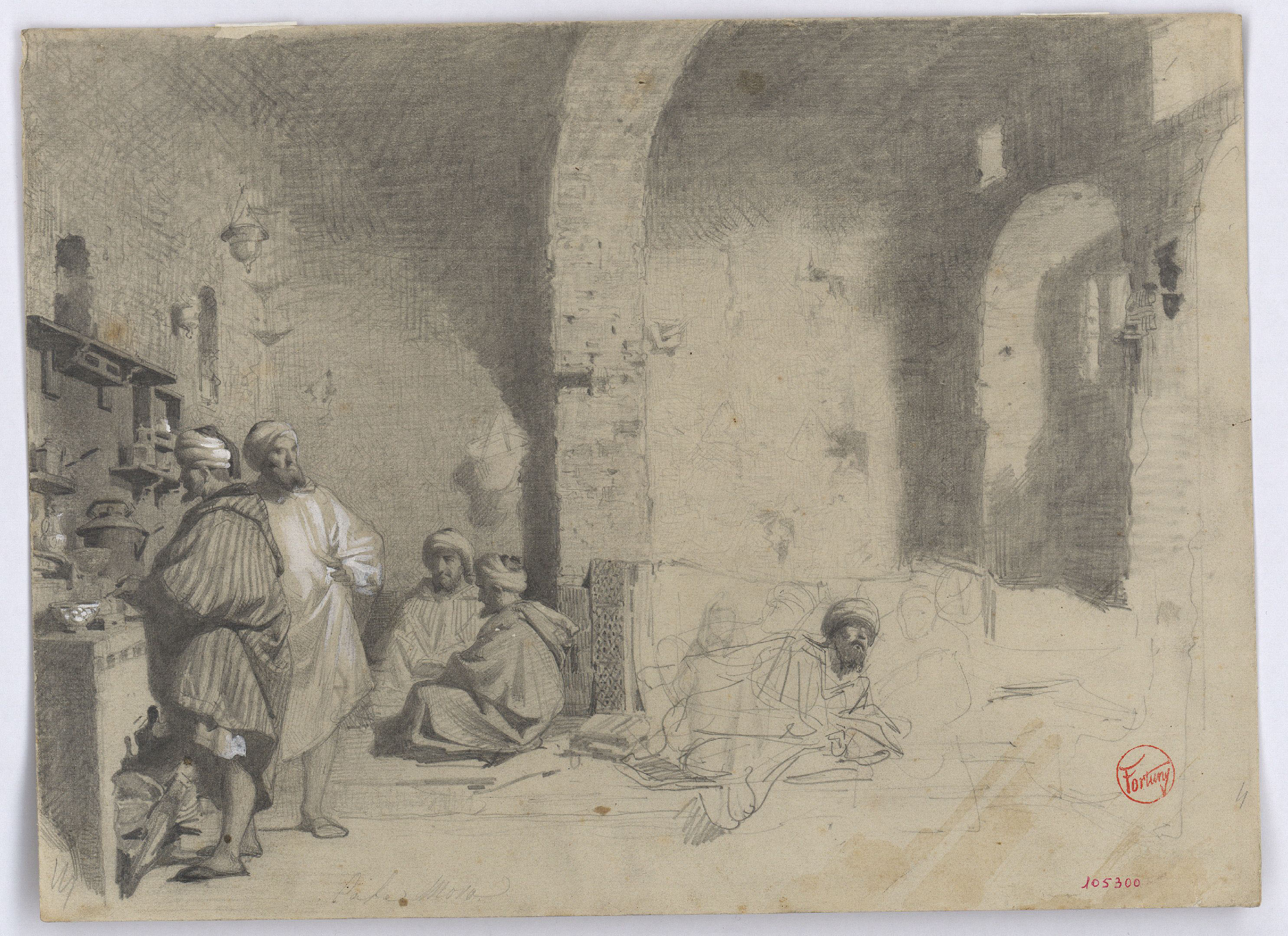 image for: Marià Fortuny - Café marroquí - 1860