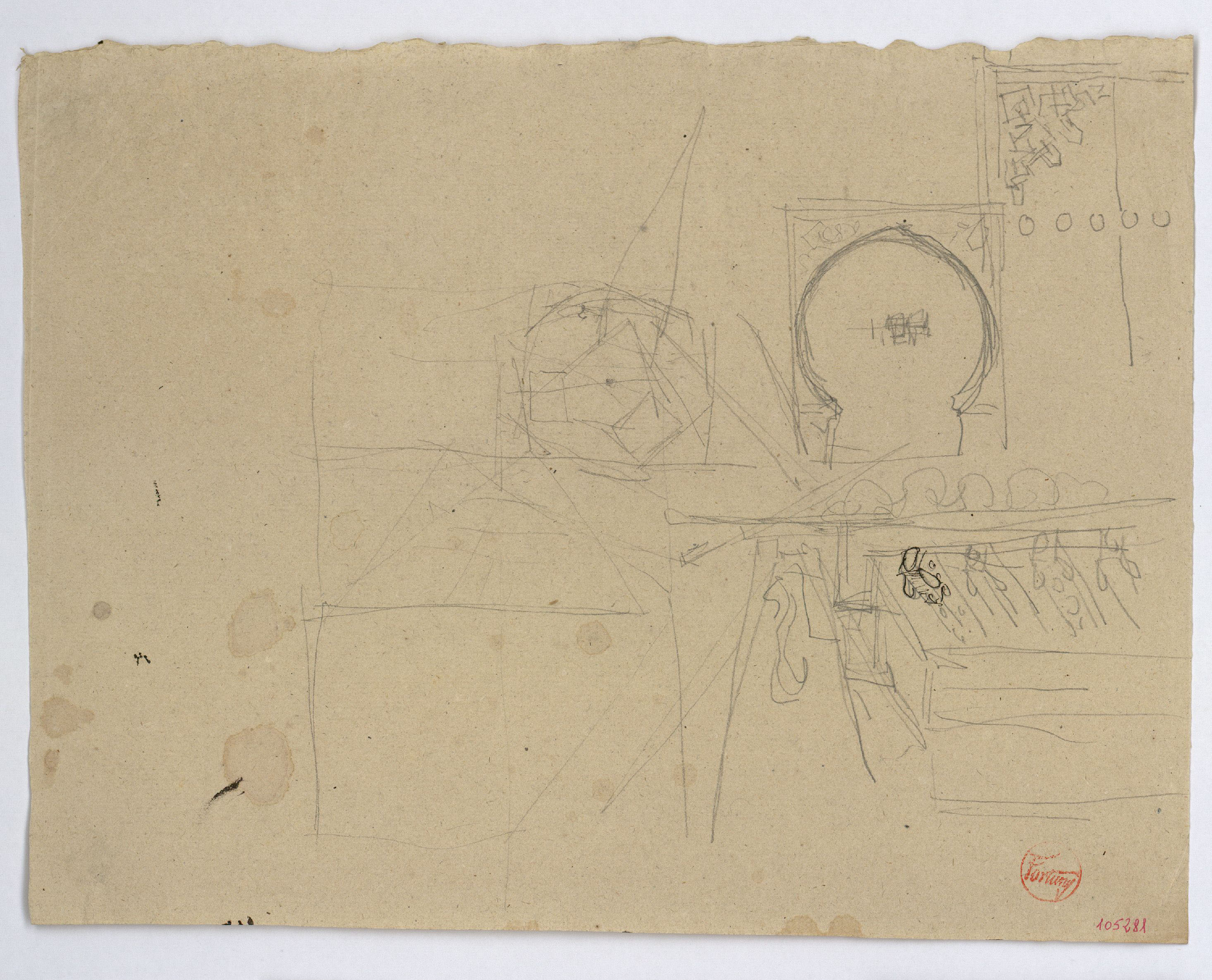 image for: Marià Fortuny - Obertura d'estil musulmà i bigues - Cap a 1860-1862