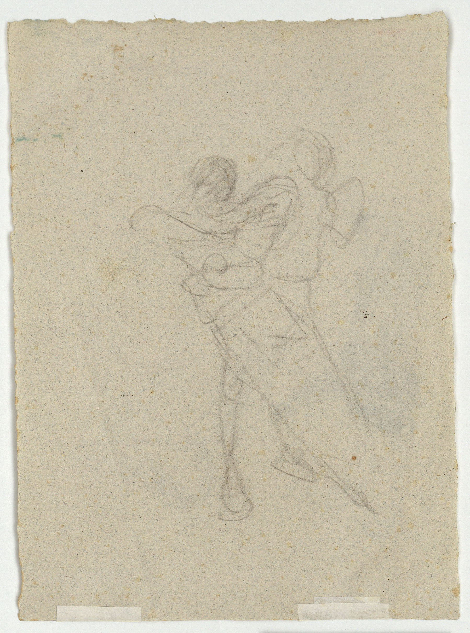 image for: Marià Fortuny - Estudi per al quadre «El jardí dels poetes» (anvers) / Estudi per al quadre «El jardí dels poetes» (revers) - Cap a 1871 [1]