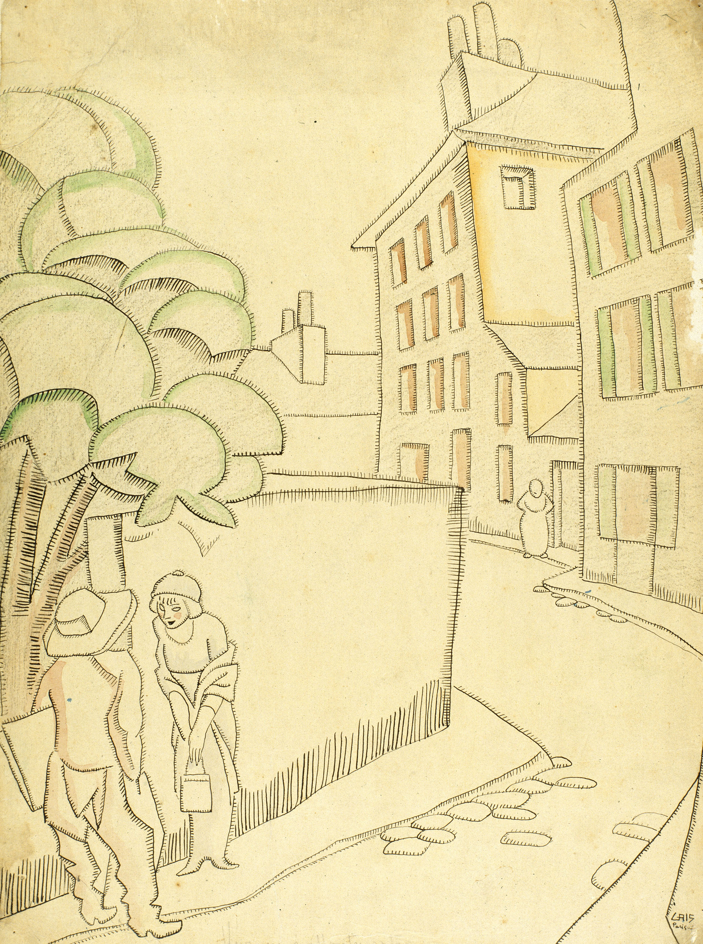 image for: Juan Gris - Une rue à Montmartre - 1911