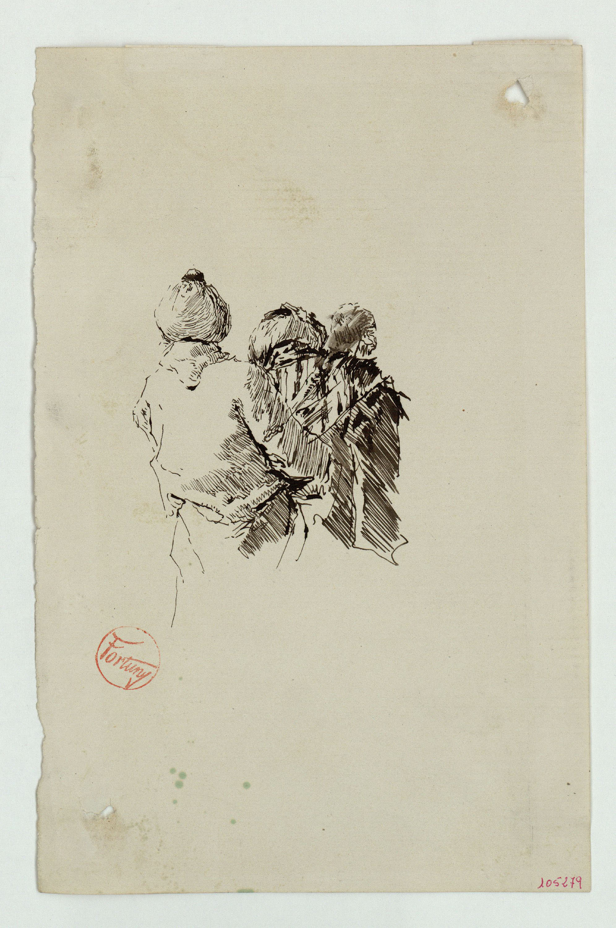 image for: Marià Fortuny - Marroquins - Cap a 1860