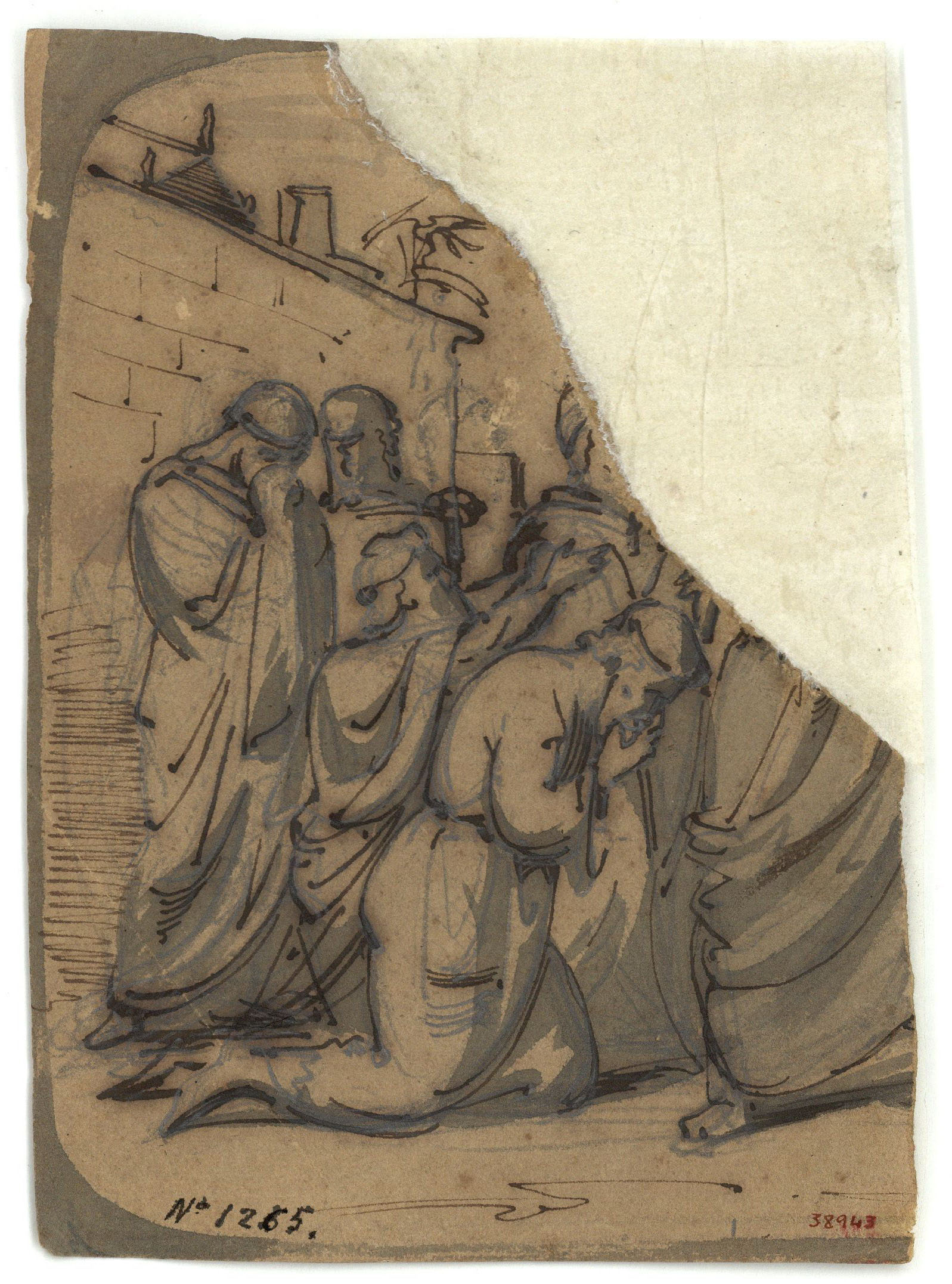 image for: Marià Fortuny - Escena bíblica - Cap a 1855-1858