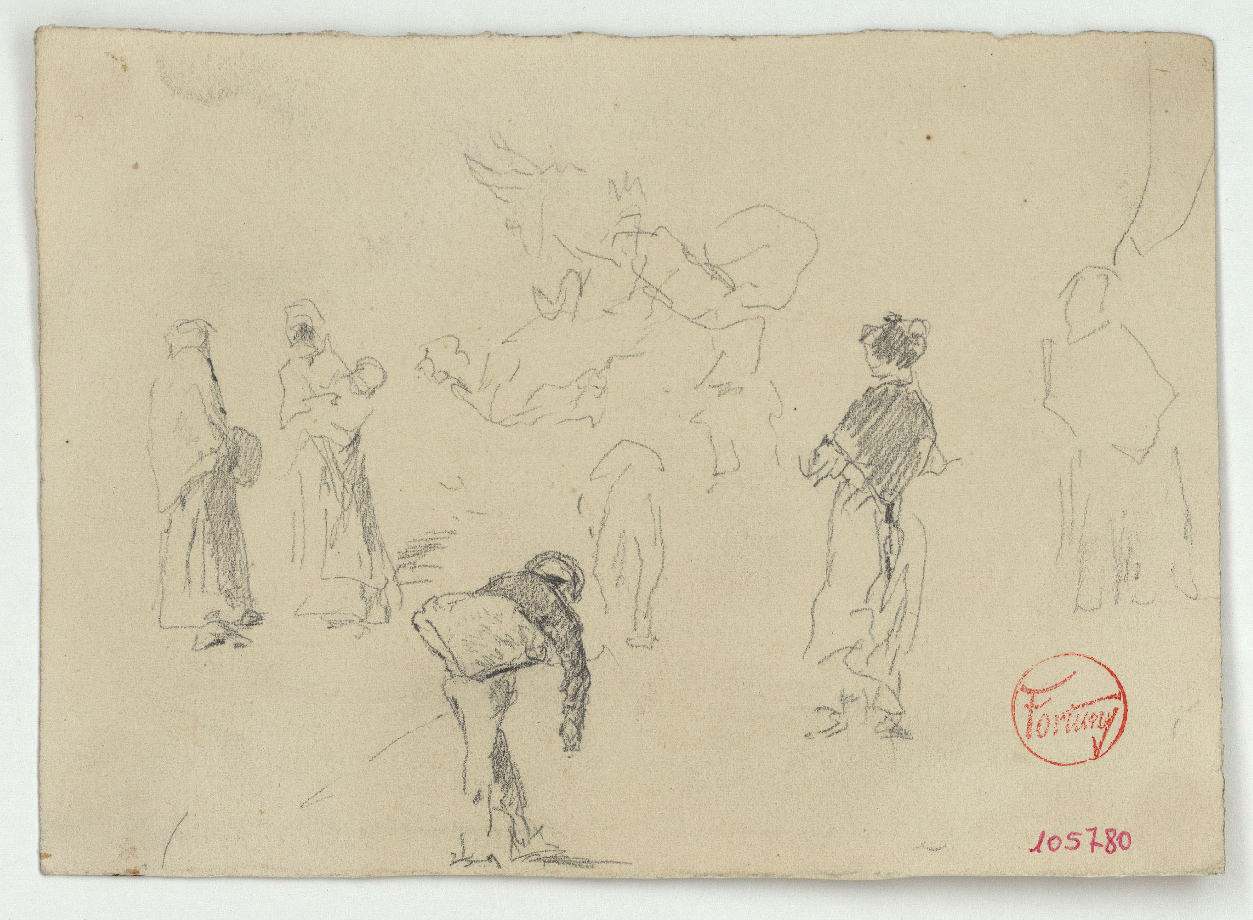 image for: Marià Fortuny - Figures - Cap a 1870-1872