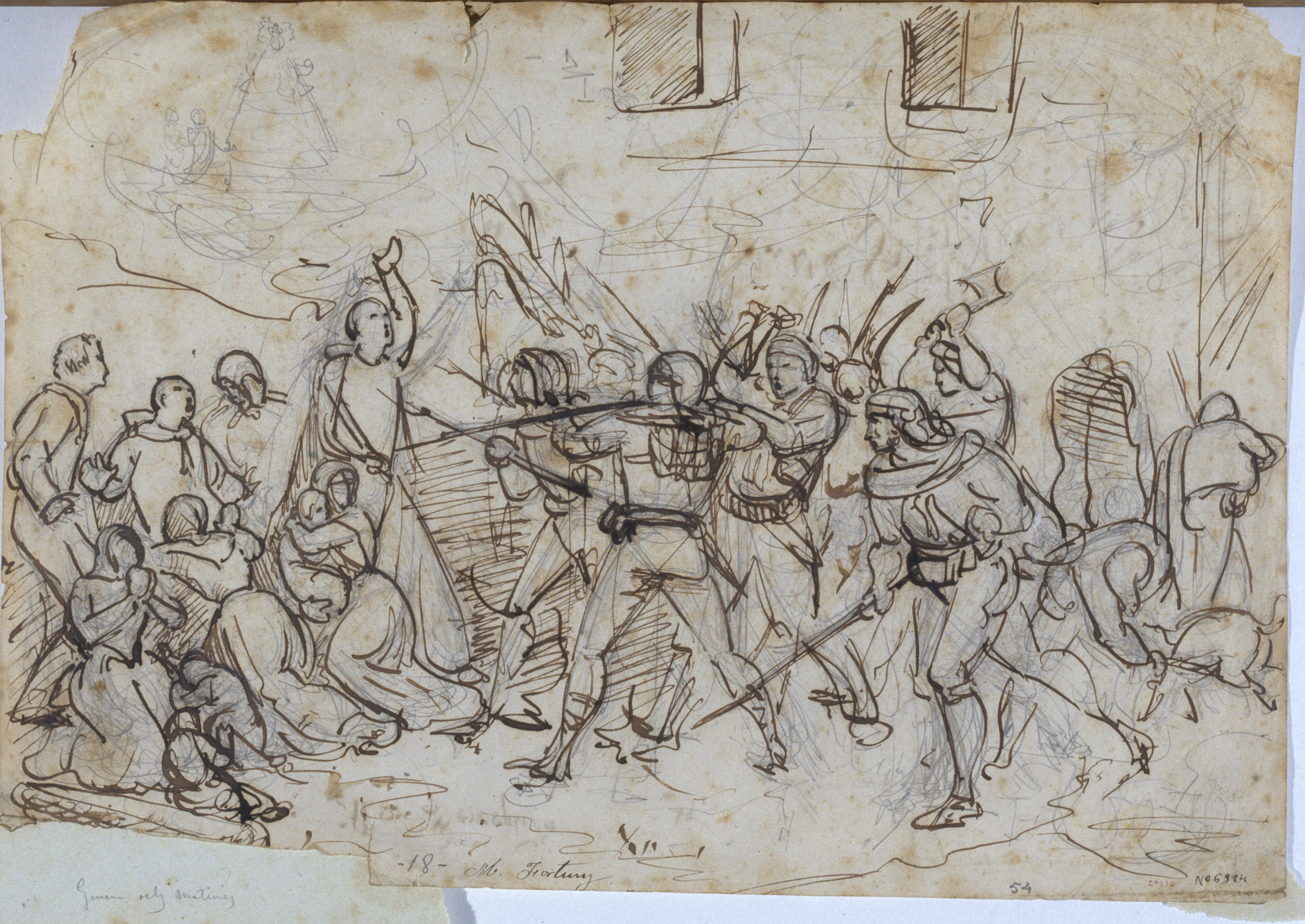 image for: Marià Fortuny - Guerra dels Matiners (Segona Guerra Carlina) - Cap a 1856