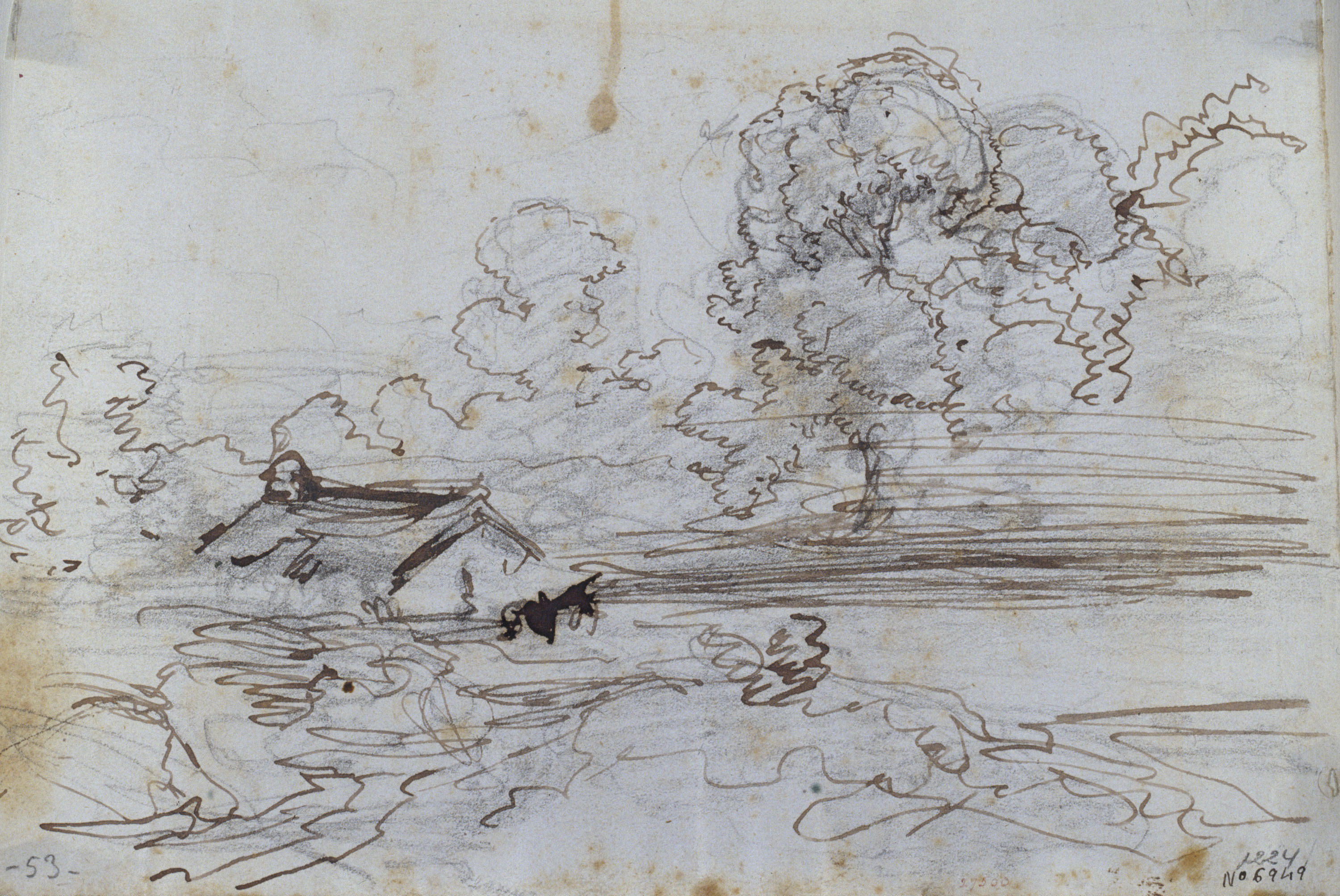 image for: Marià Fortuny - Paisatge - Cap a 1854