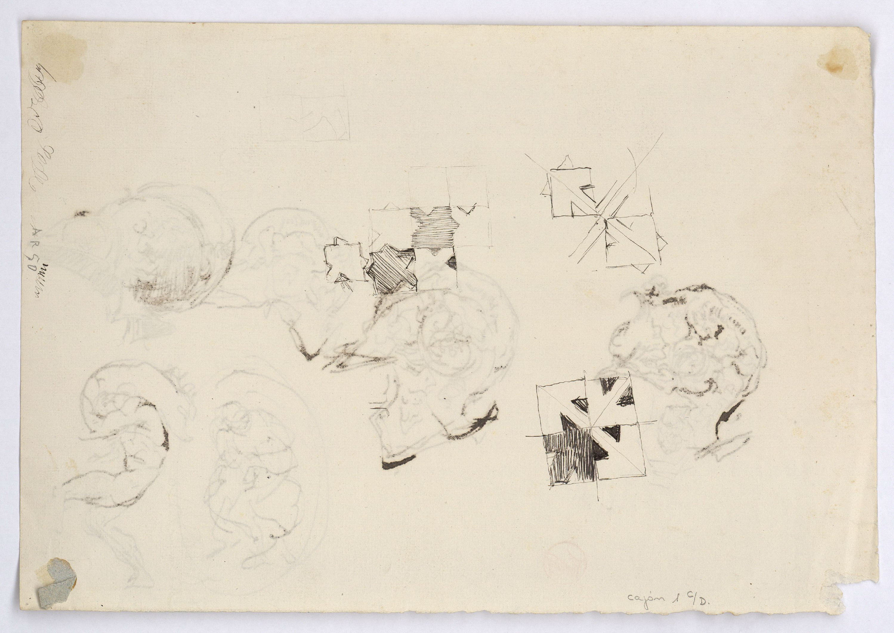 image for: Marià Fortuny - Cascs (anvers) / Motius geomètrics (revers) - Cap a 1870-1872 [1]