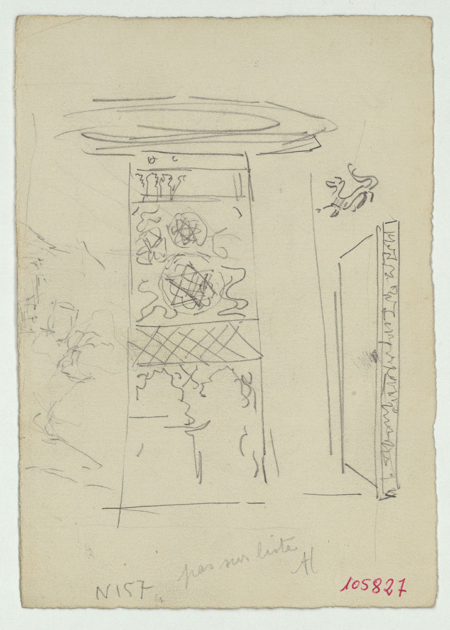 image for: Marià Fortuny - Ornaments d'estil musulmà (anvers) / Motius ornamentals d'estil musulmà (revers) - Cap a 1870-1872