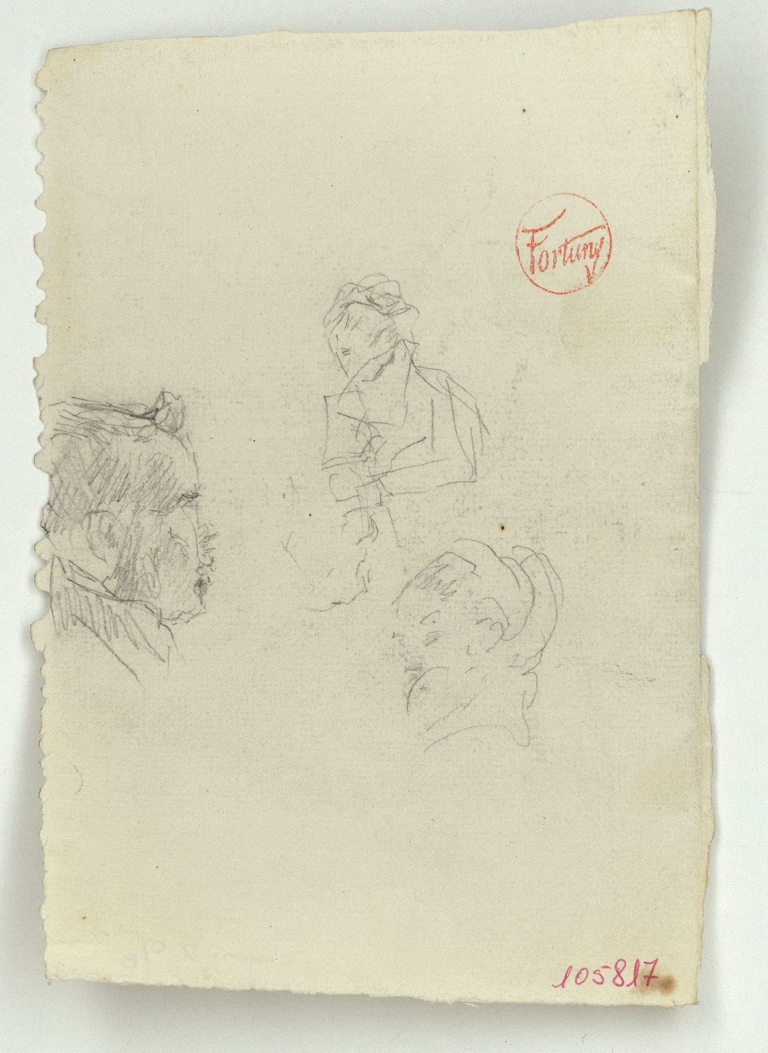 image for: Marià Fortuny - Caps - Cap a 1866-1872