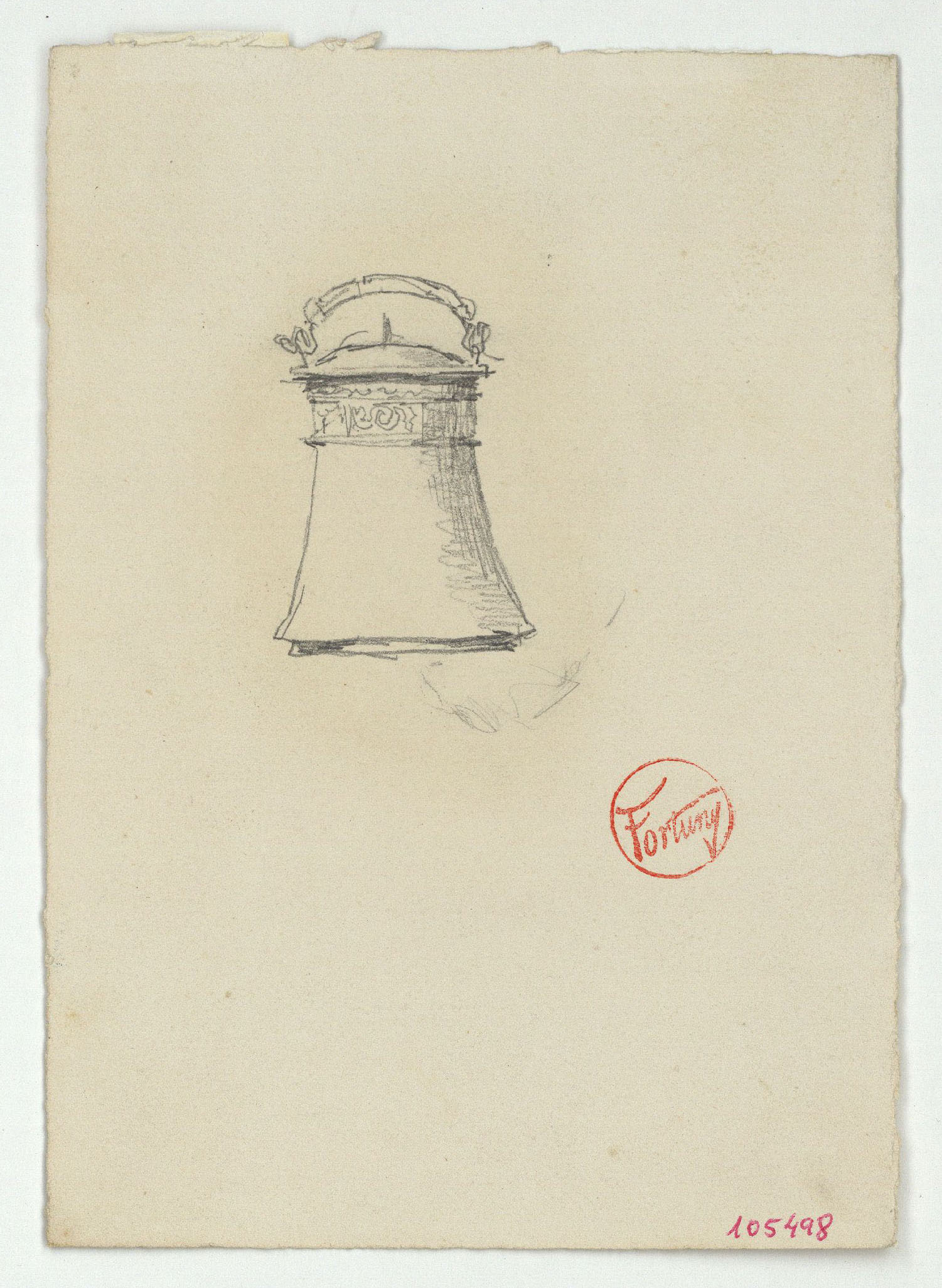 image for: Marià Fortuny - Recipient d'estil musulmà - Cap a 1860-1862