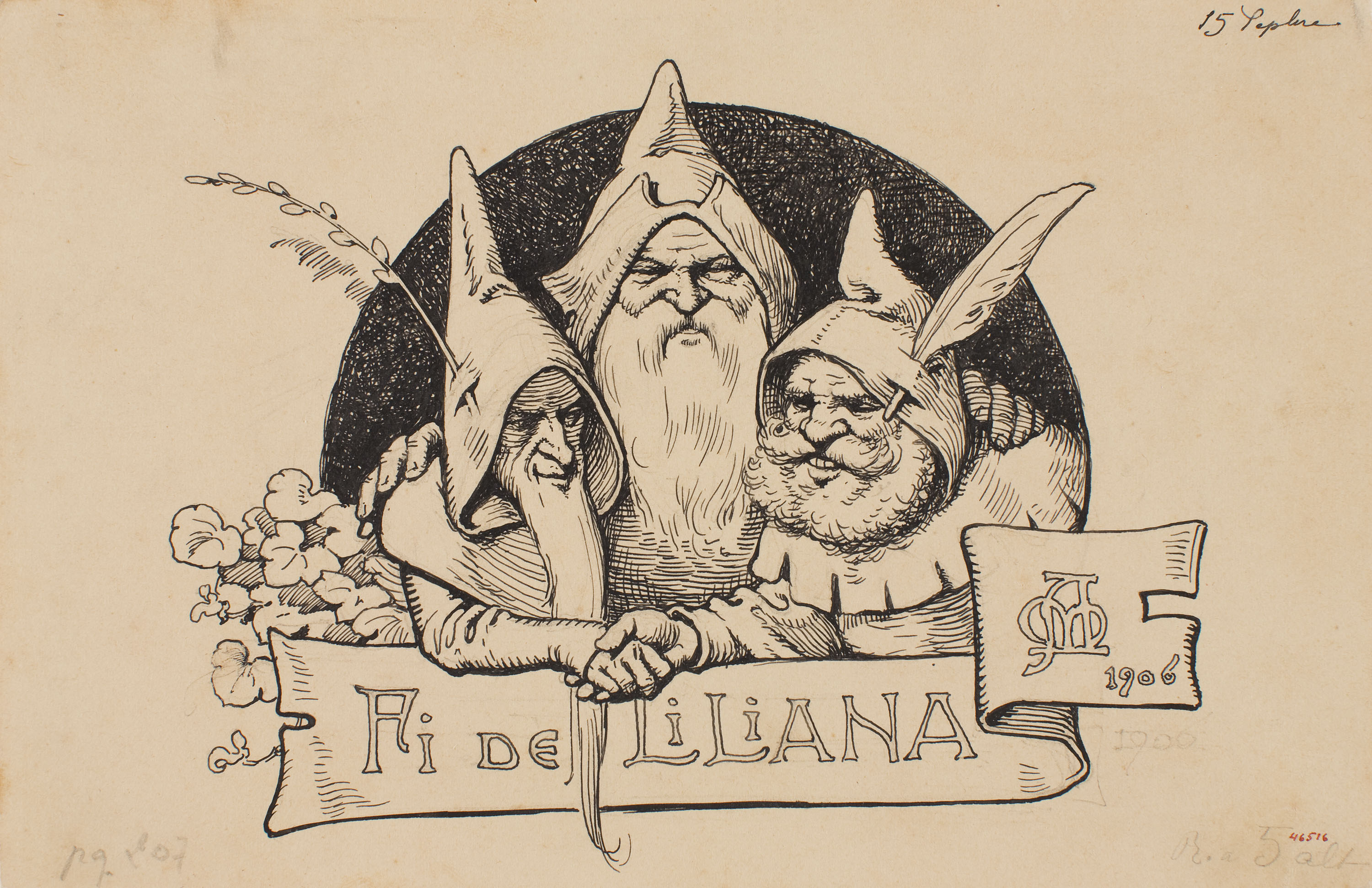 image for: Apel·les Mestres - Fi de Liliana. Culdellàntia per al poema «Liliana» d'Apel·les Mestres - 1906