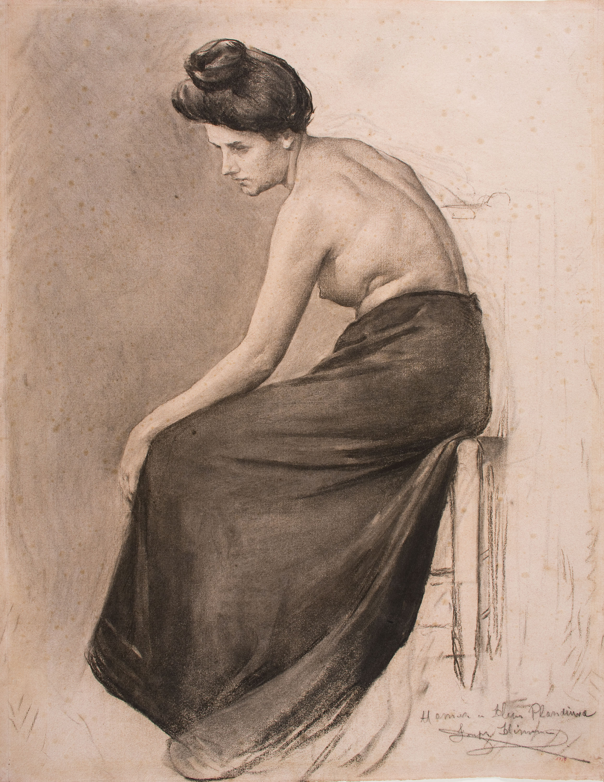 image for: Josep Llimona - Dona asseguda - 1900