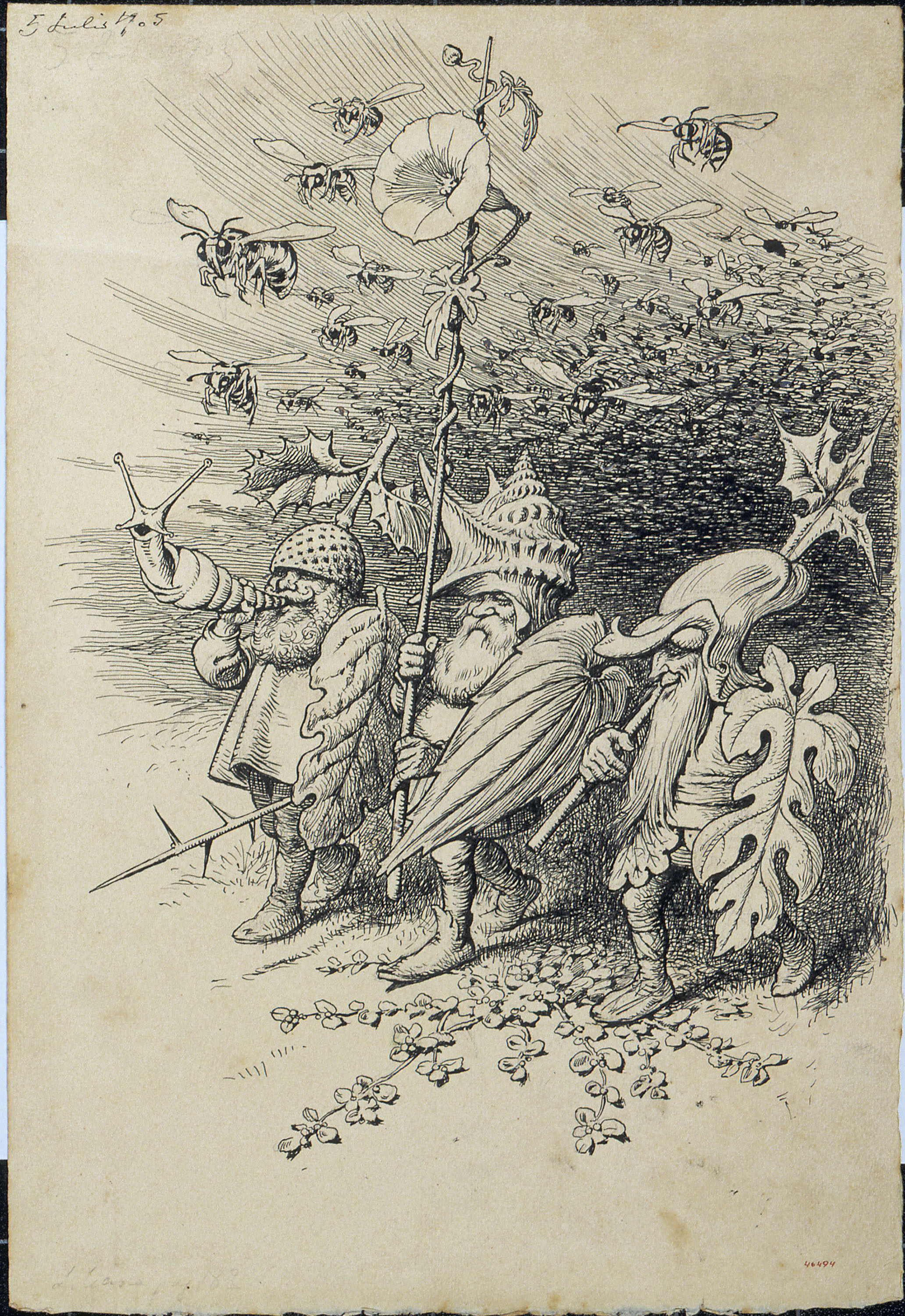 image for: Apel·les Mestres - Armament. Il·lustració per al poema «Liliana» d'Apel·les Mestres - 1905