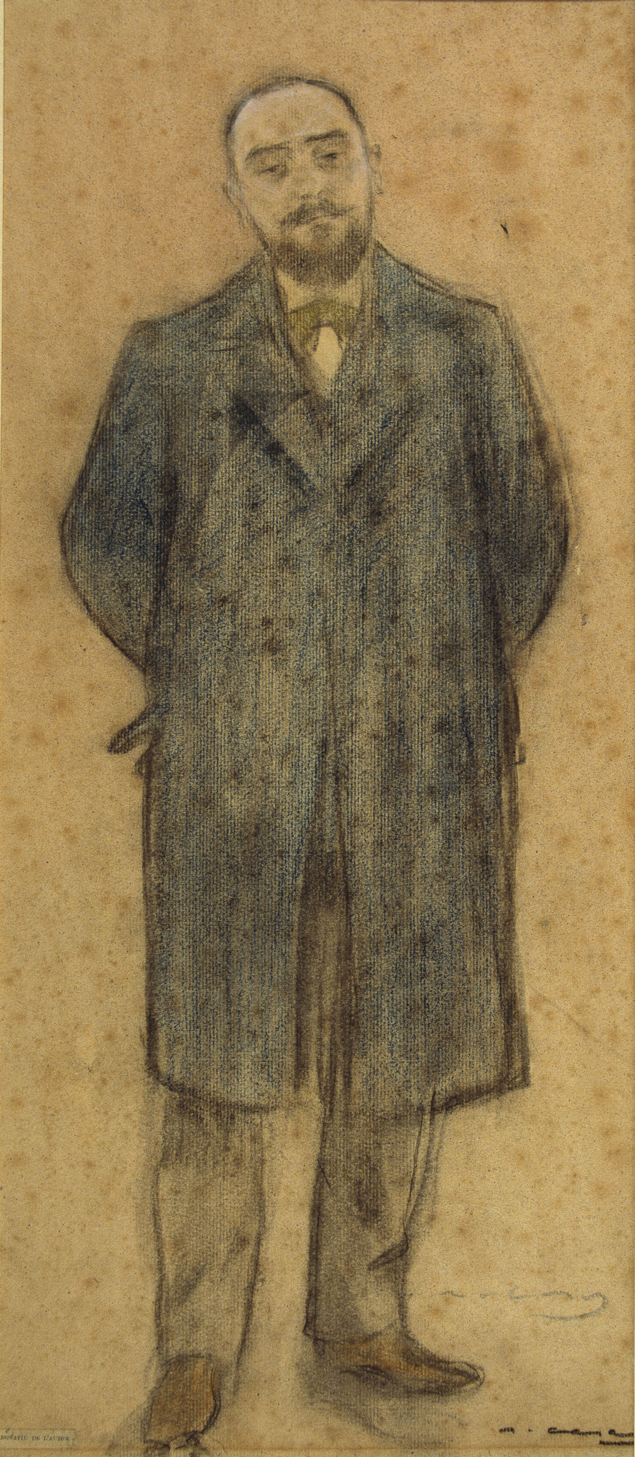 image for: Ramon Casas - Retrat de Bonaventura Bassegoda - Cap a 1897-1899