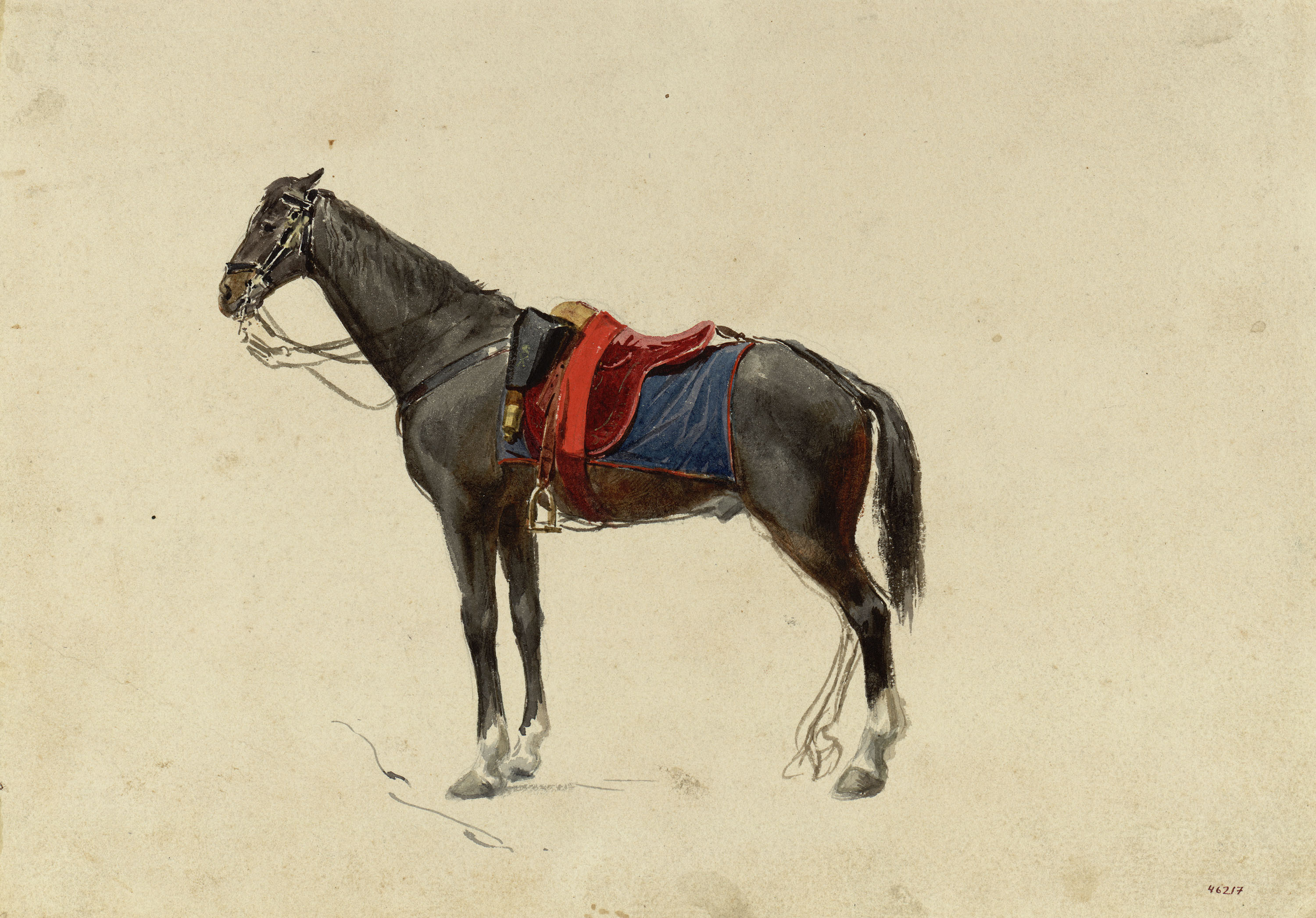 image for: Marià Fortuny - Euga del general Prim - Cap a 1860