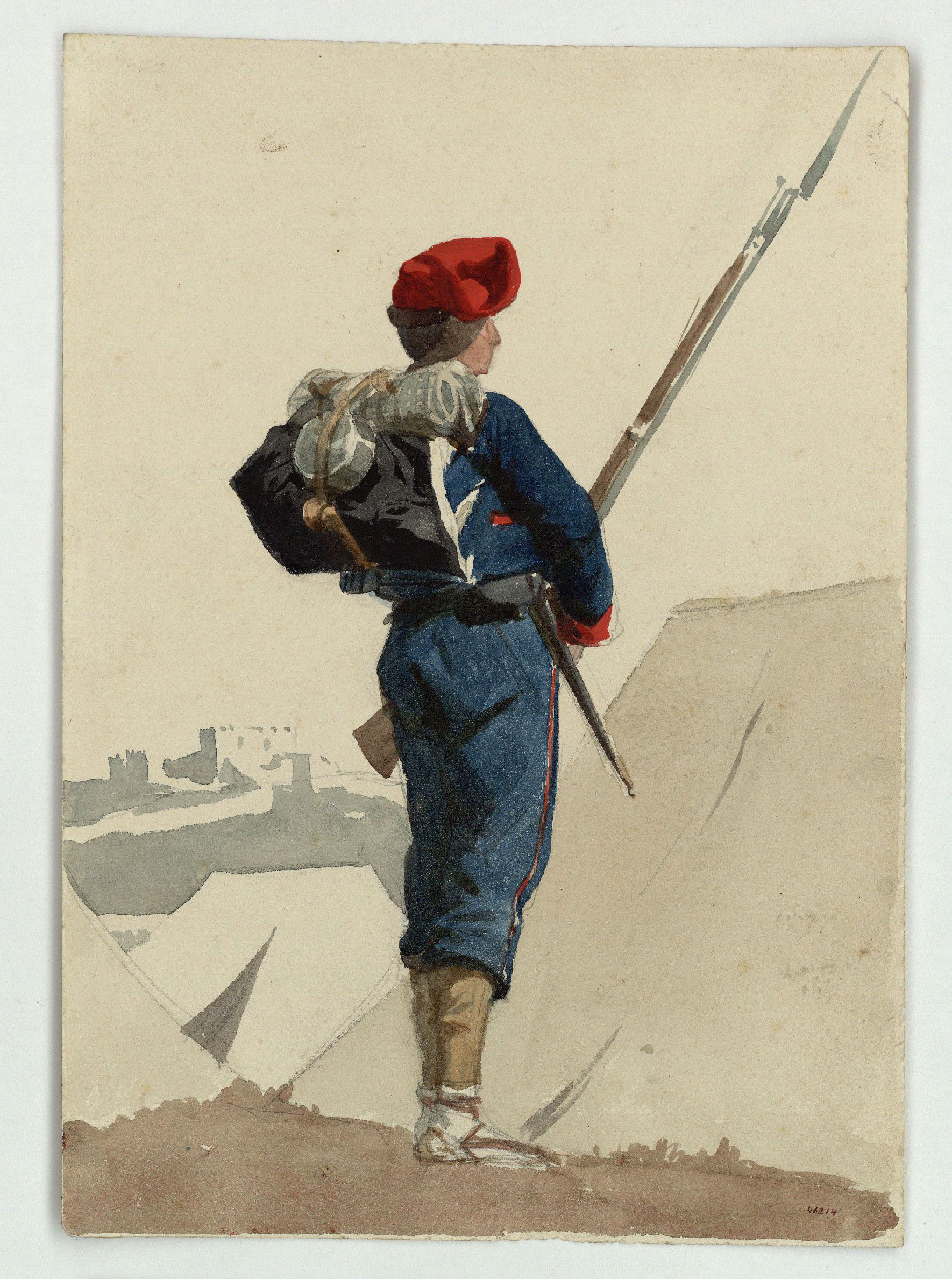 image for: Marià Fortuny - Voluntari català de la guerra d'Àfrica - 1860