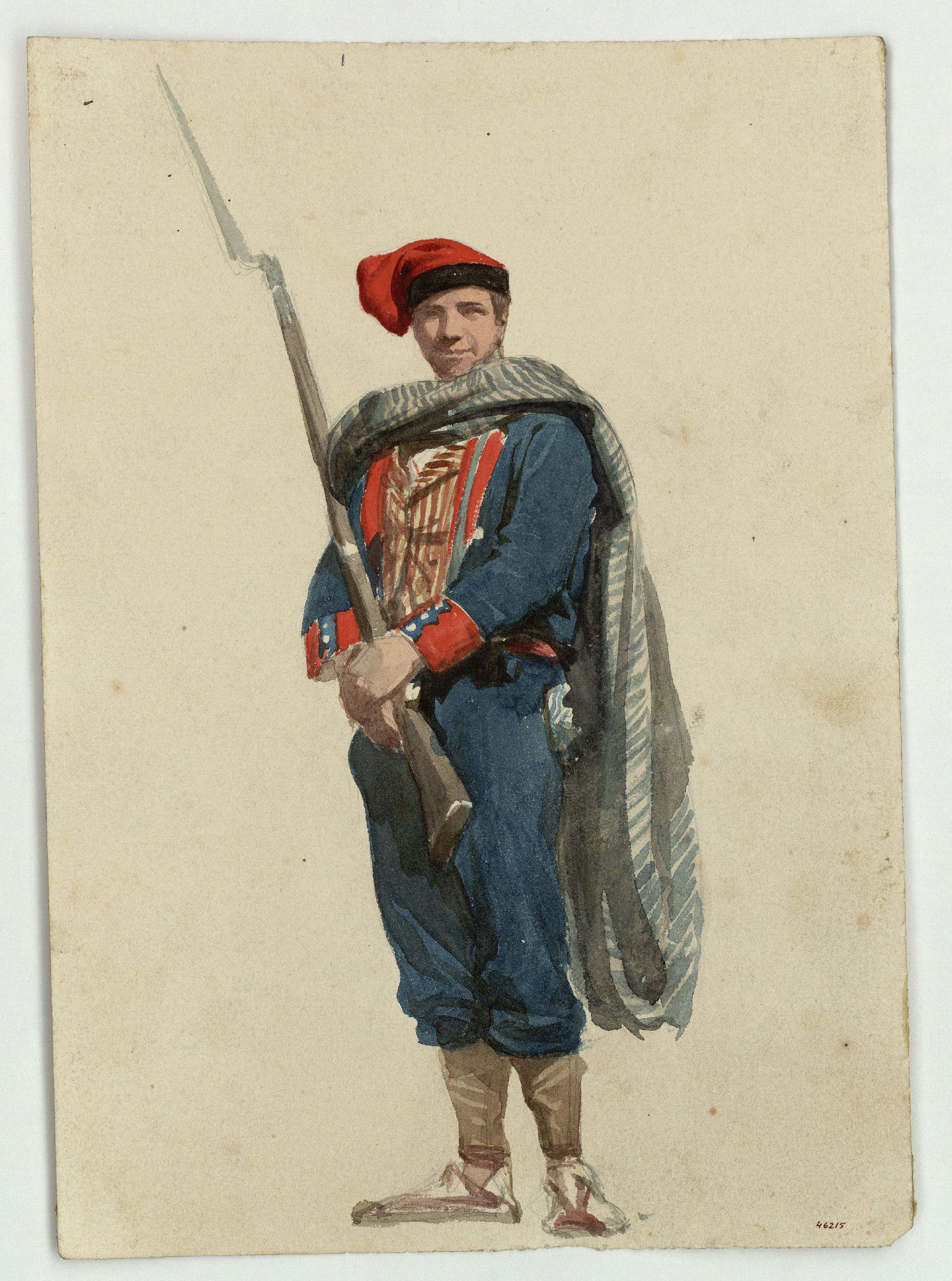 image for: Marià Fortuny - Voluntari català de la guerra d'Àfrica - Cap a 1860