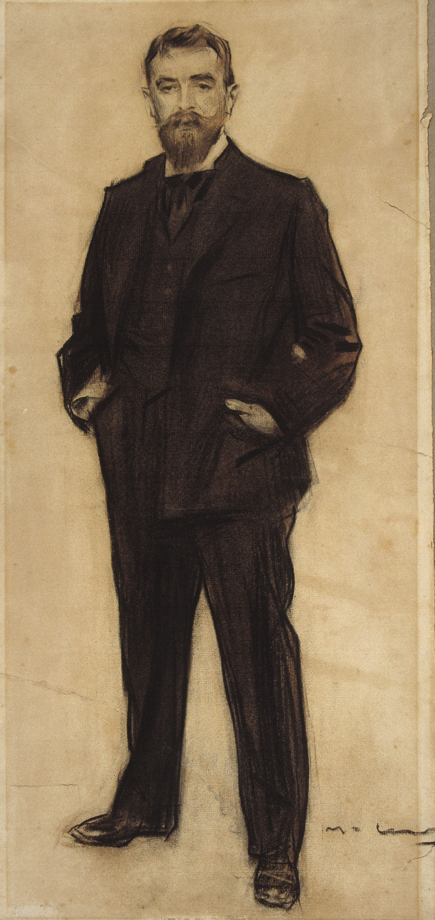 image for: Ramon Casas - Retrat de Miquel Blay - Cap a 1900