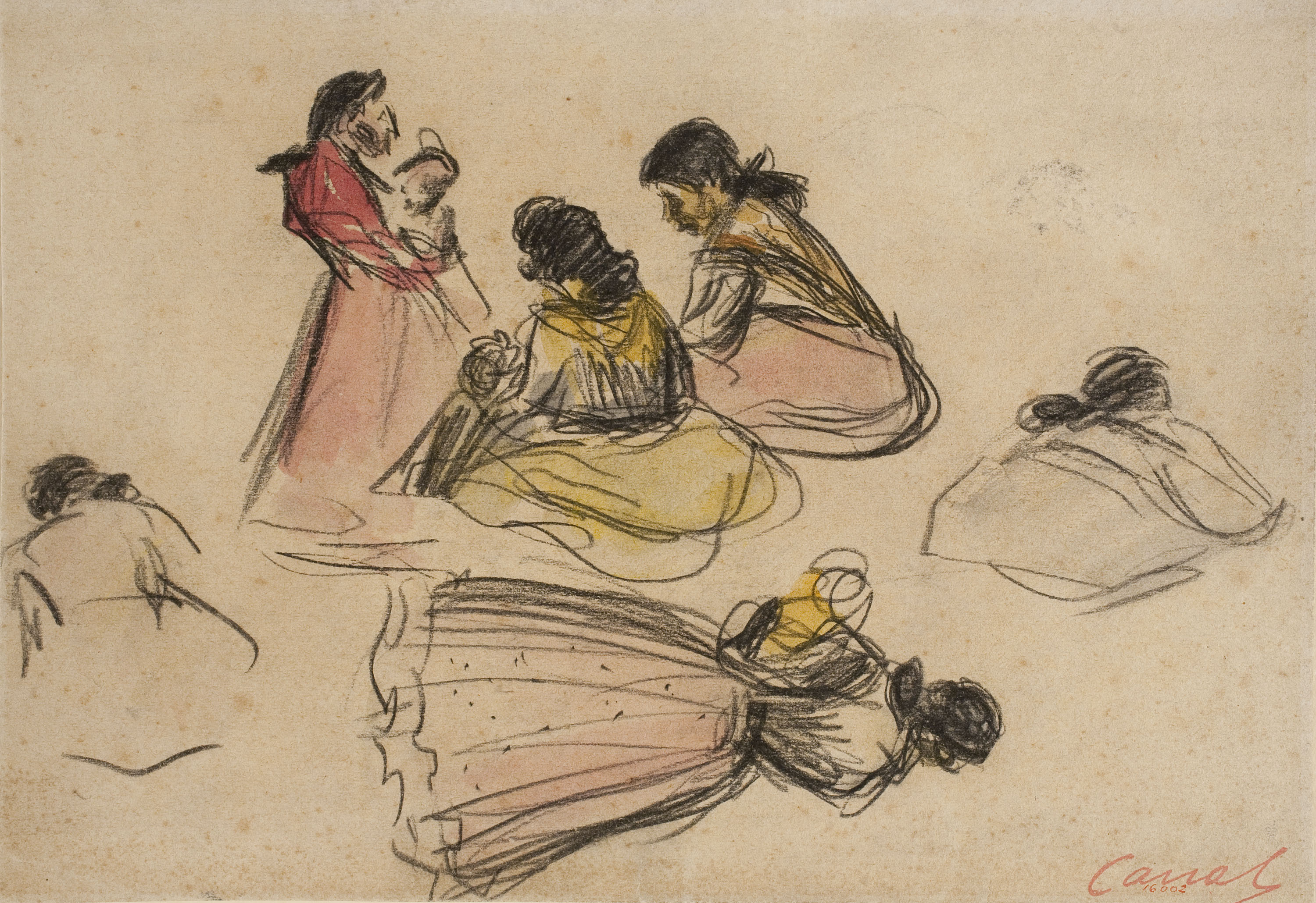 image for: Ricard Canals - Apunt de gitanes - Cap a 1910-1920