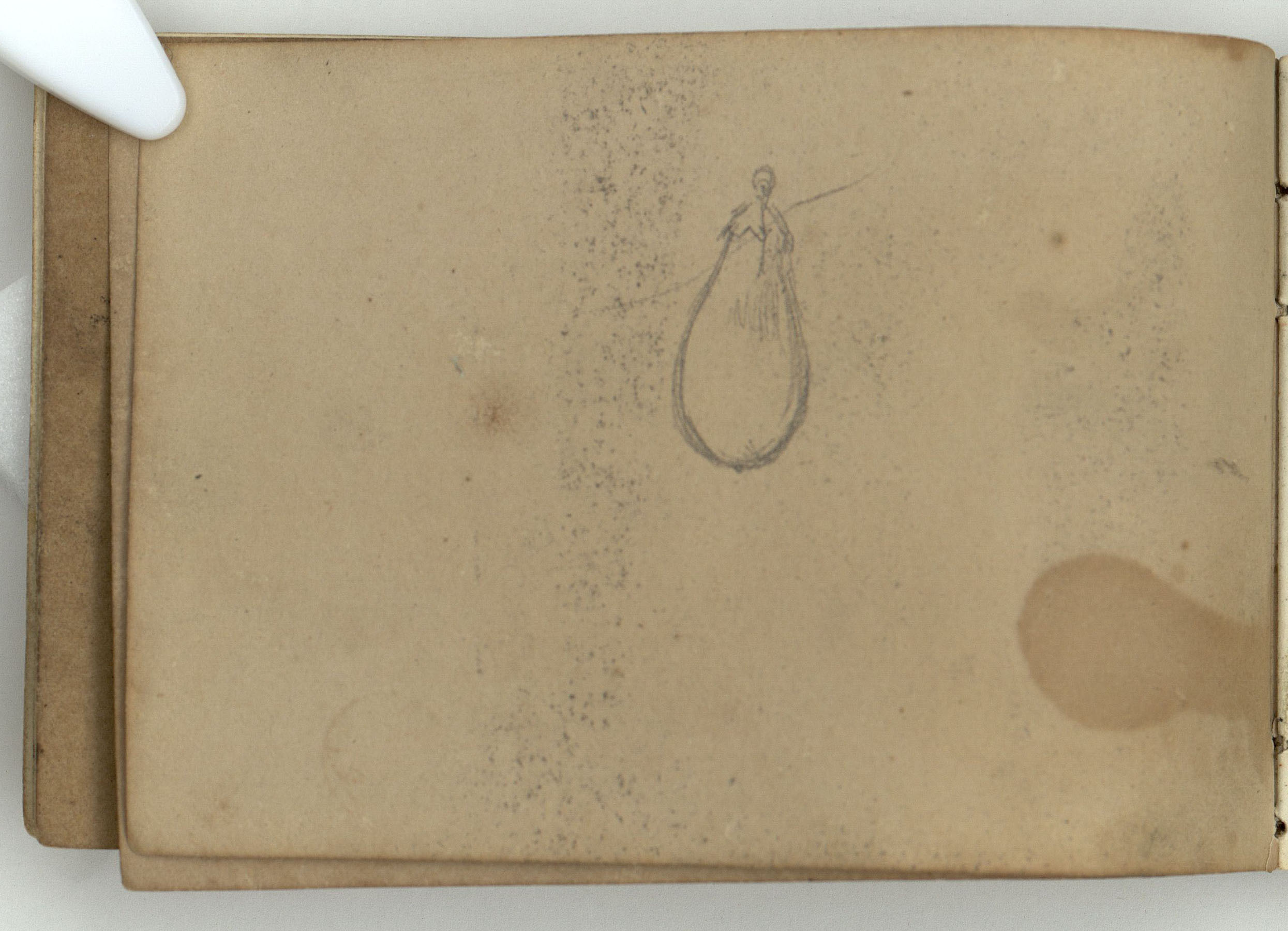 image for: Marià Fortuny - Estudi per al quadre «L'elecció de la model» (anvers) / Albergínia (revers) - Cap a 1866-1872 [1]