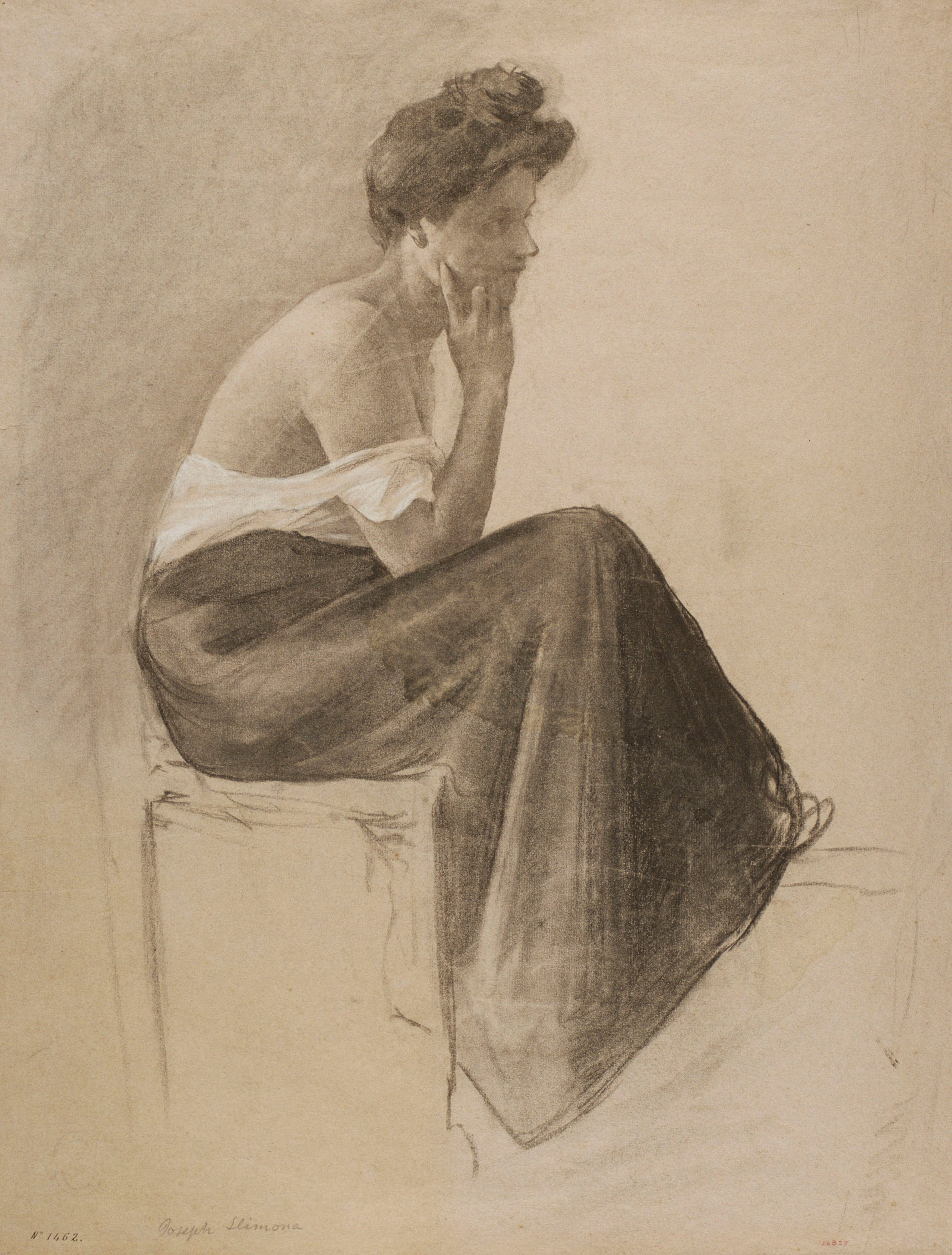 image for: Josep Llimona - Dona asseguda - 1900