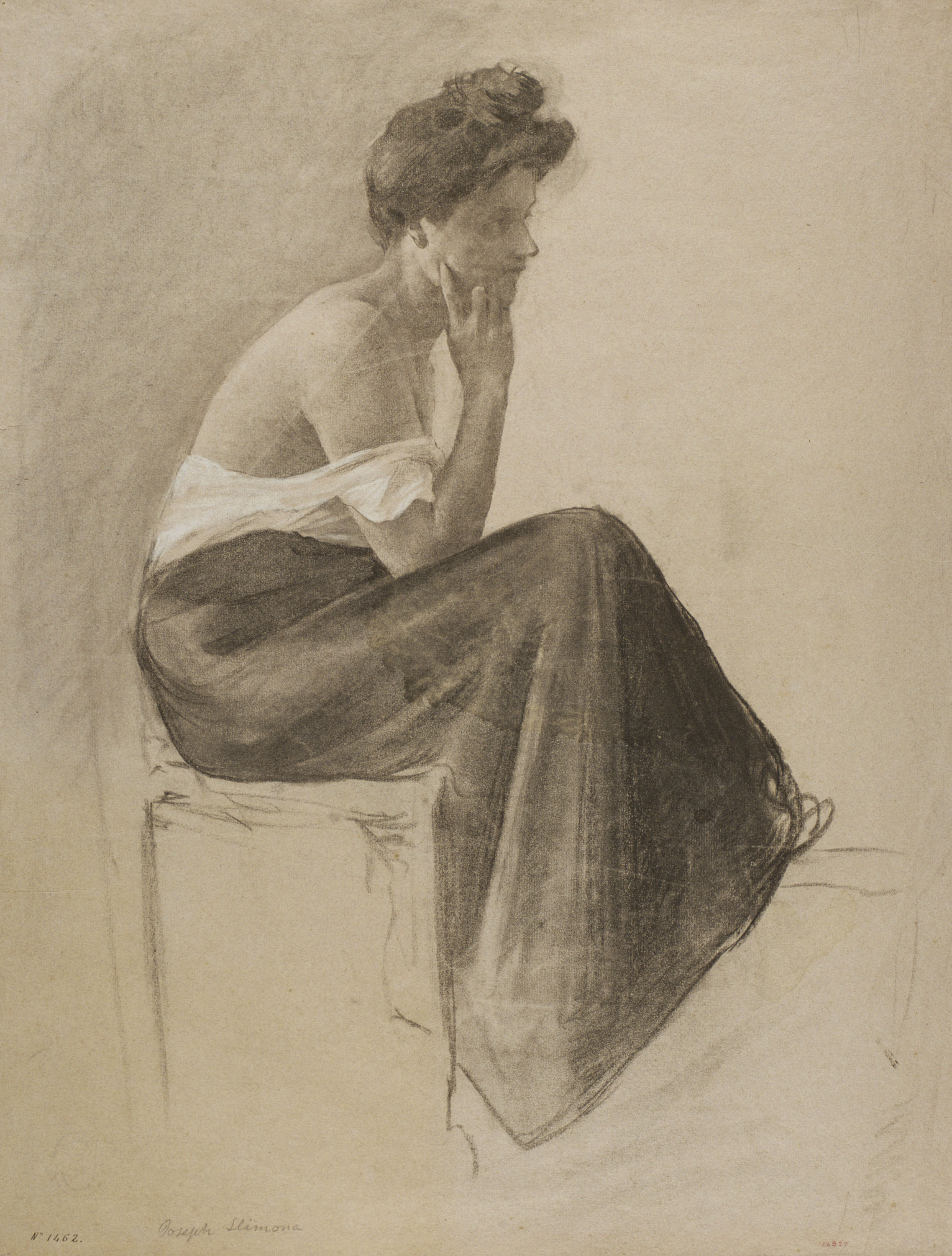 image for: Josep Llimona - Dona asseguda - 1900