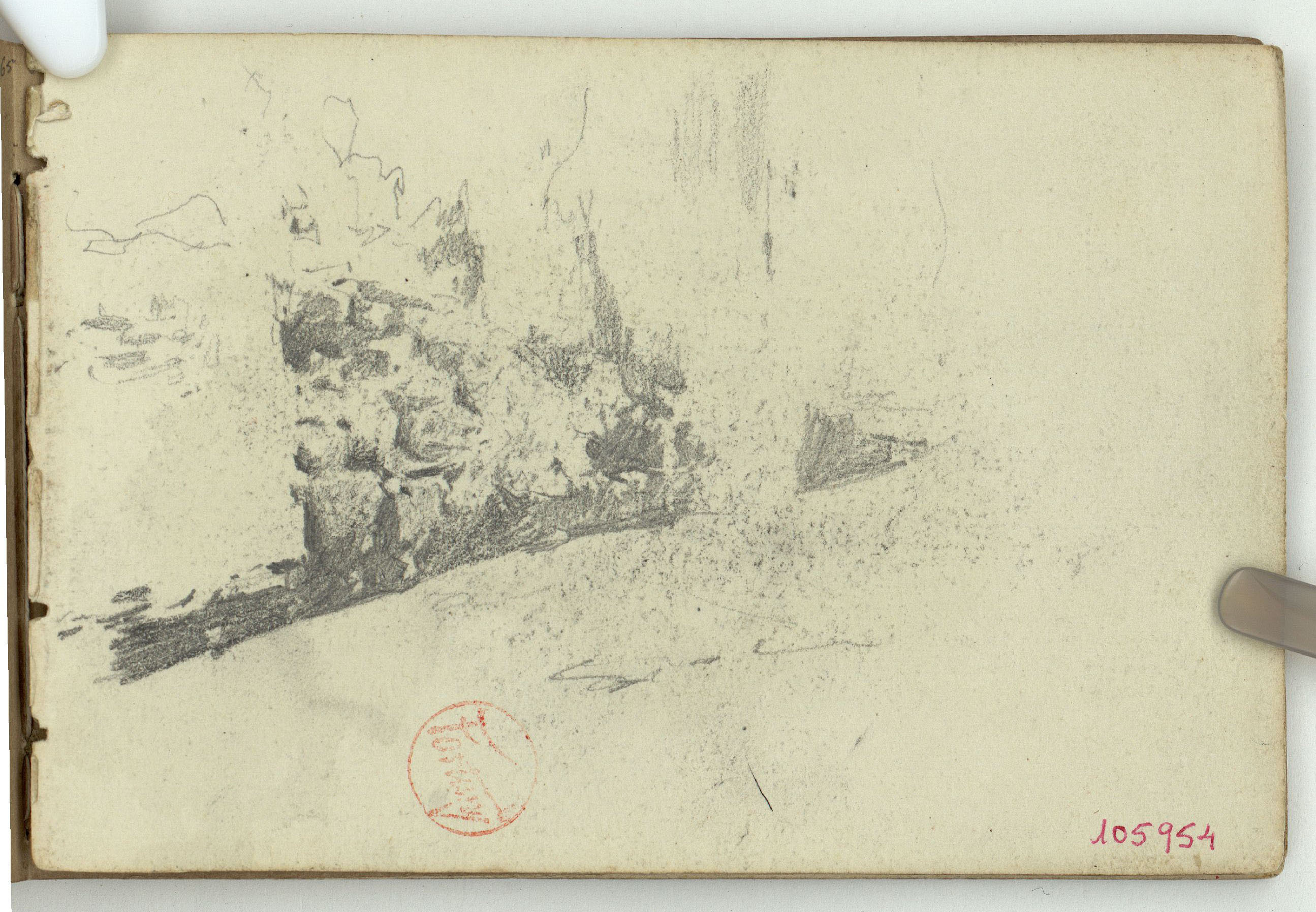 image for: Marià Fortuny - Mur (anvers) / Terrissaire (revers) - Cap a 1866-1872