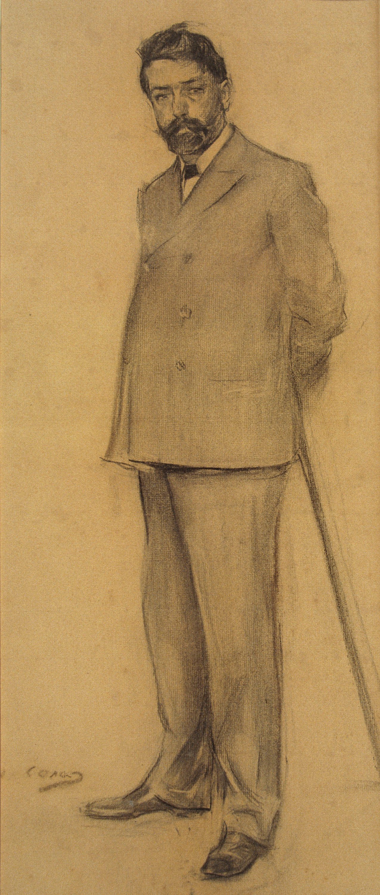 image for: Ramon Casas - Retrat de Lluís Graner - Cap a 1897-1899