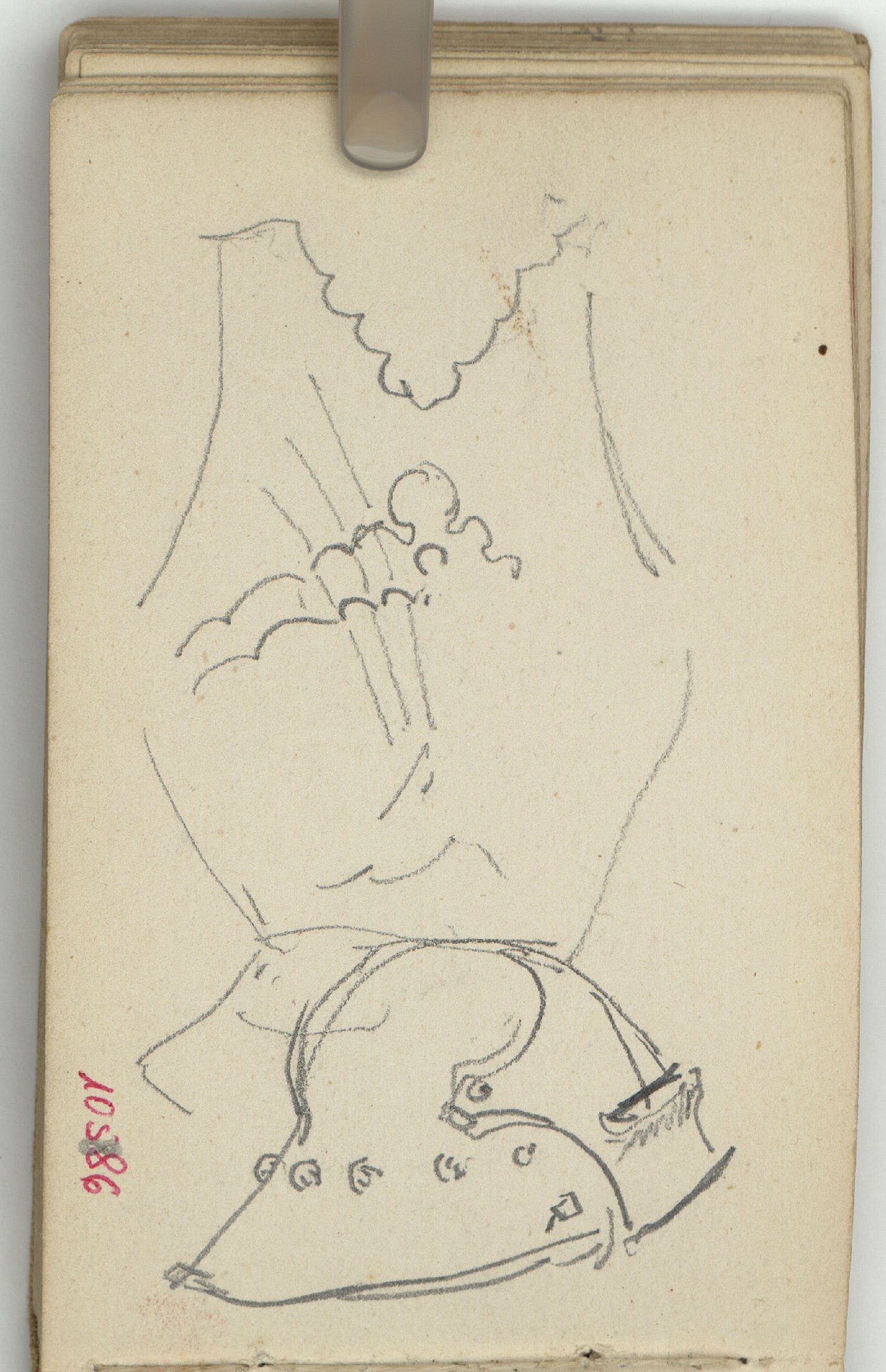 image for: Marià Fortuny - Armadura i casc - Cap a 1873