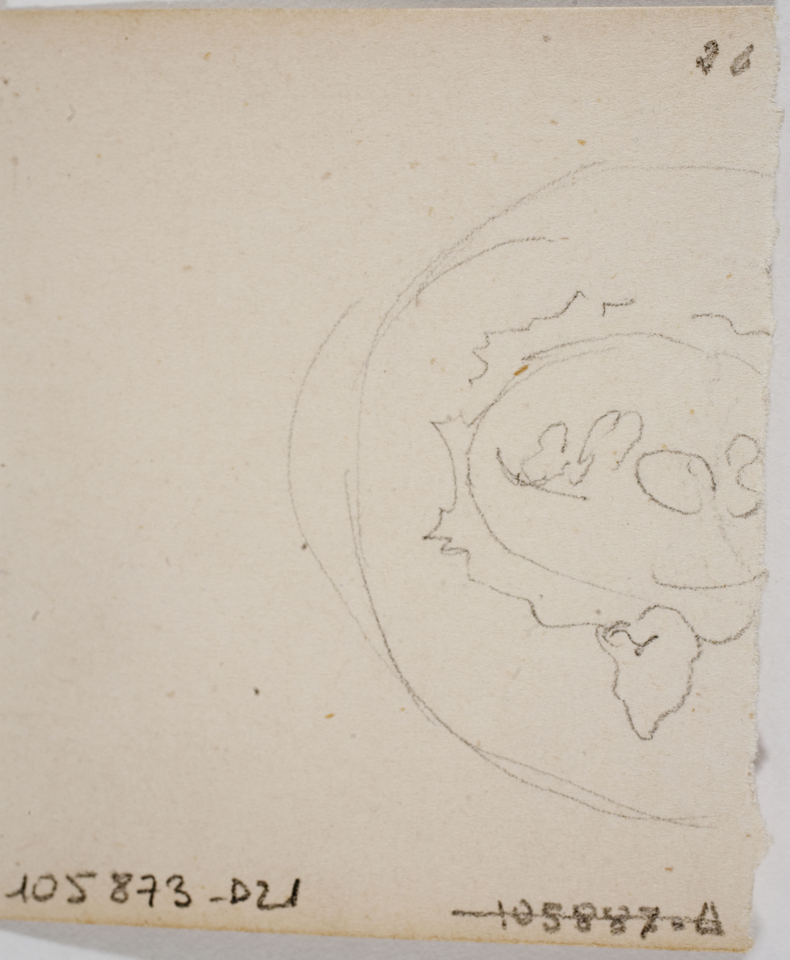 image for: Marià Fortuny - Croquis inconcret - Cap a 1873