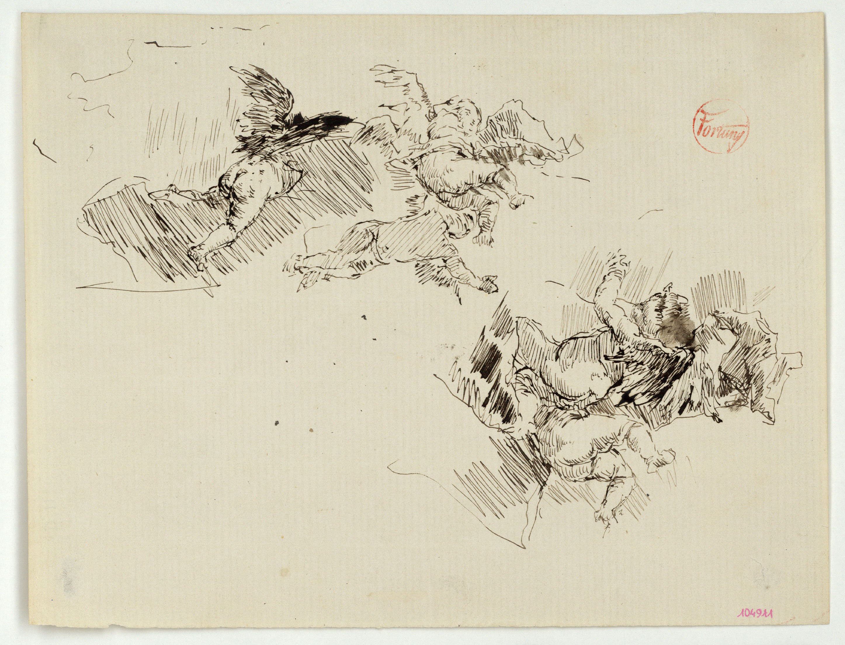 image for: Marià Fortuny - Estudi per al quadre «L'elecció de la model» - Cap a 1868-1870