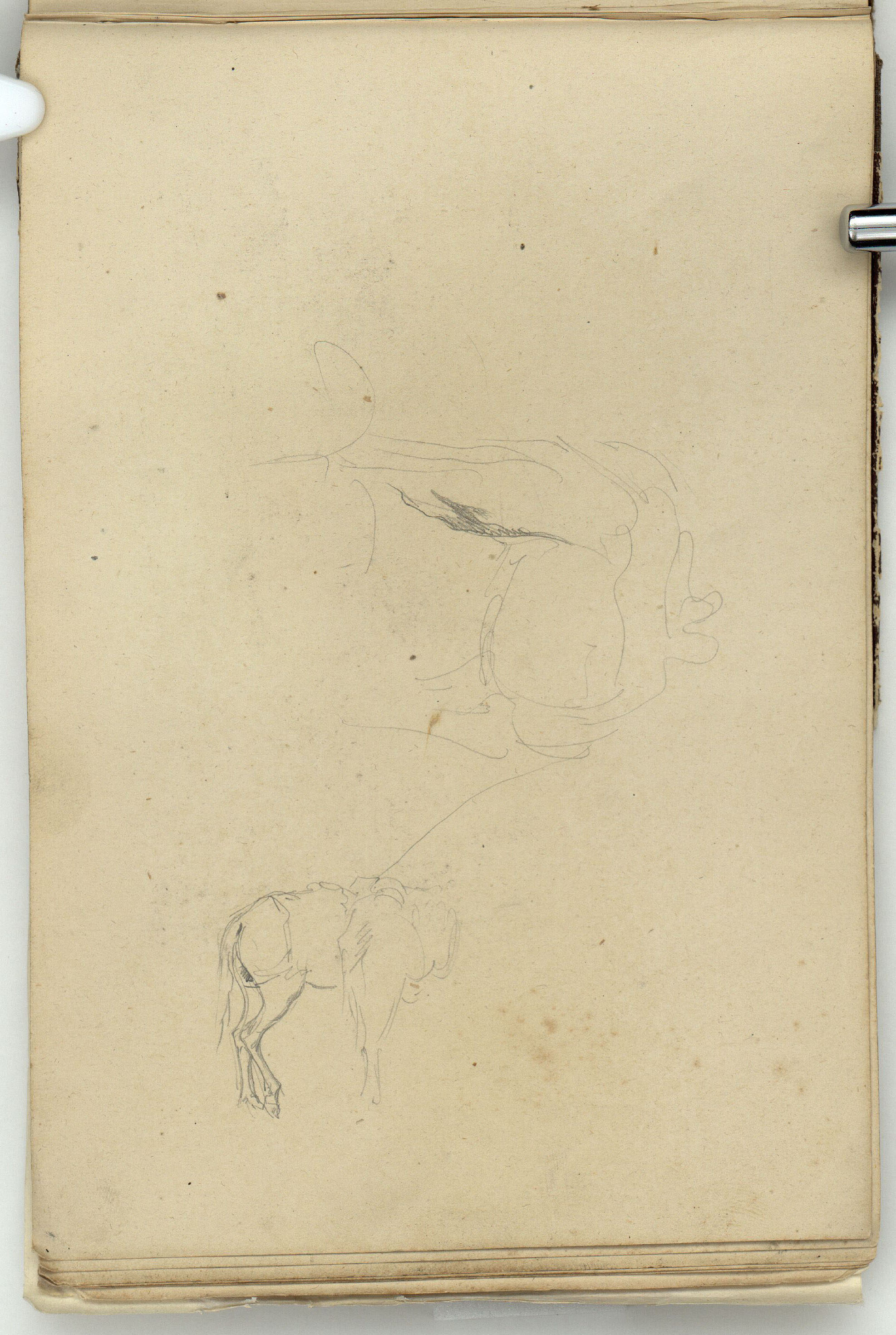 image for: Marià Fortuny - Estudi per a l'aquarel·la «Vista de la ciutat de Tànger des del soc» - Cap a 1862