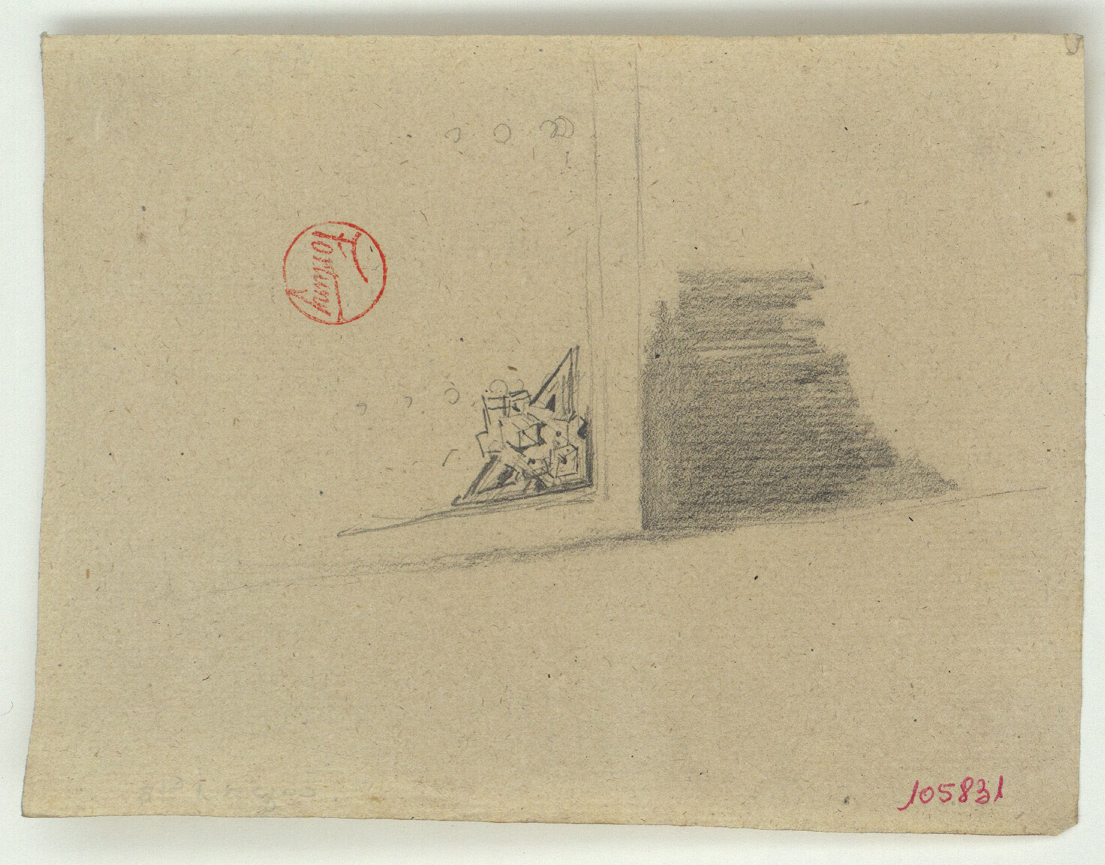 image for: Marià Fortuny - Motiu ornamental d'estil musulmà - Cap a 1870-1872