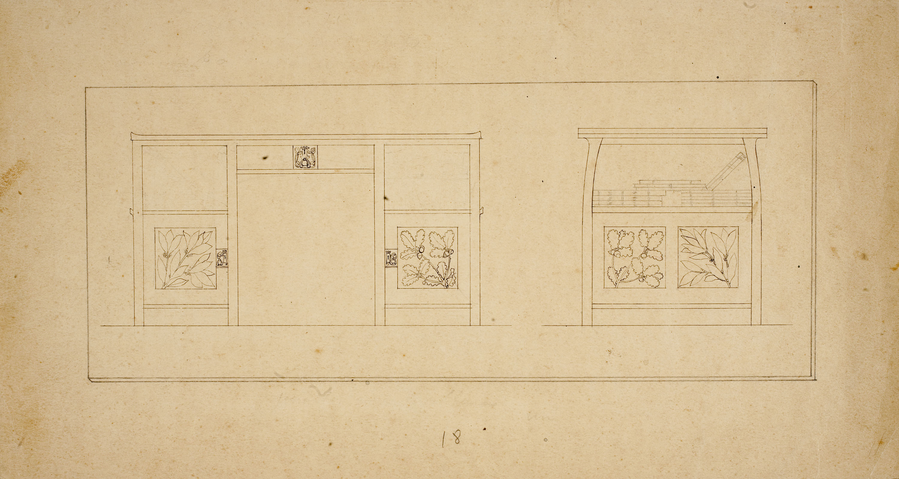 image for: Gaspar Homar - Taula de despatx - Cap a 1905-1910