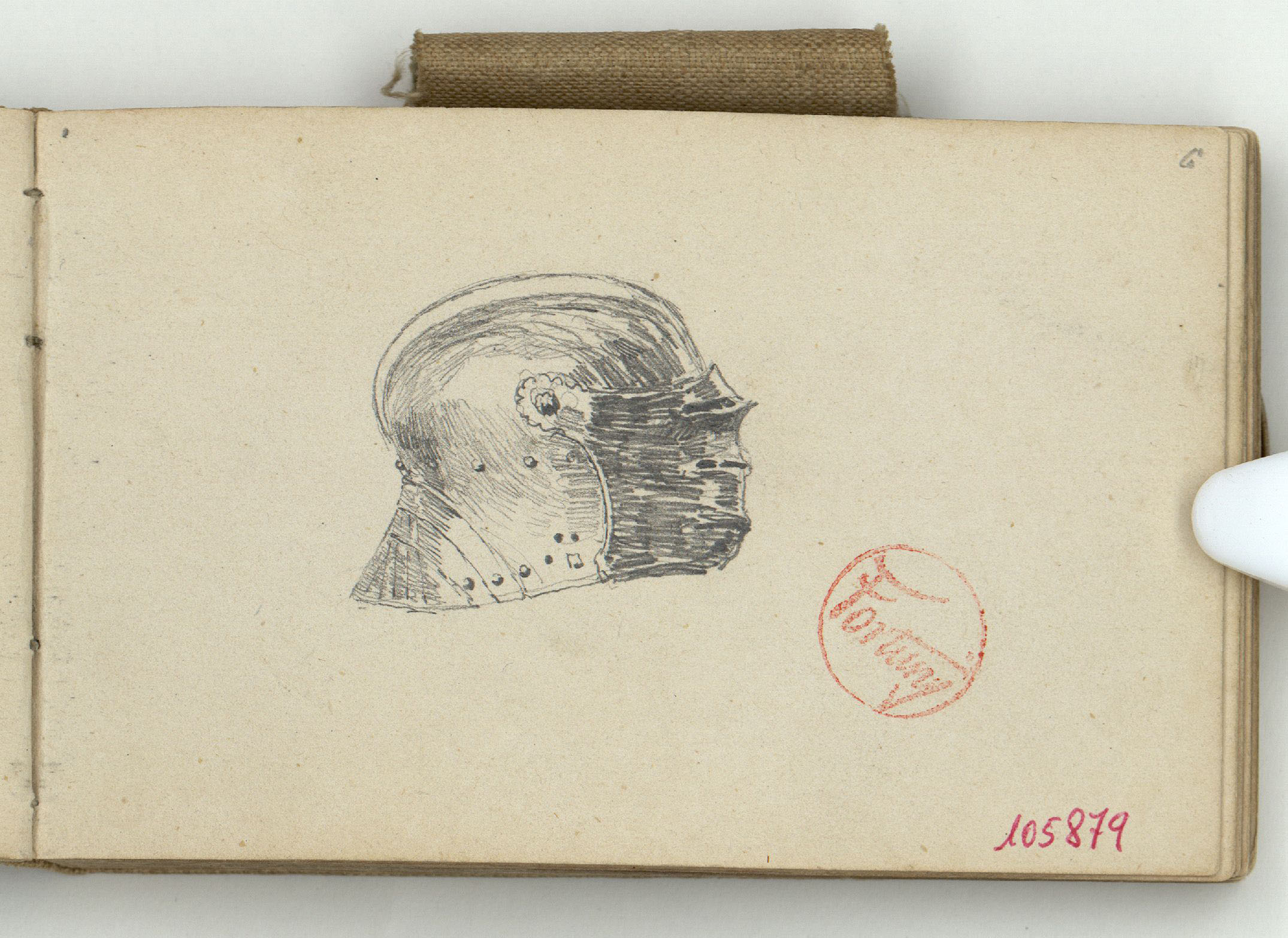 image for: Marià Fortuny - Casc - Cap a 1873