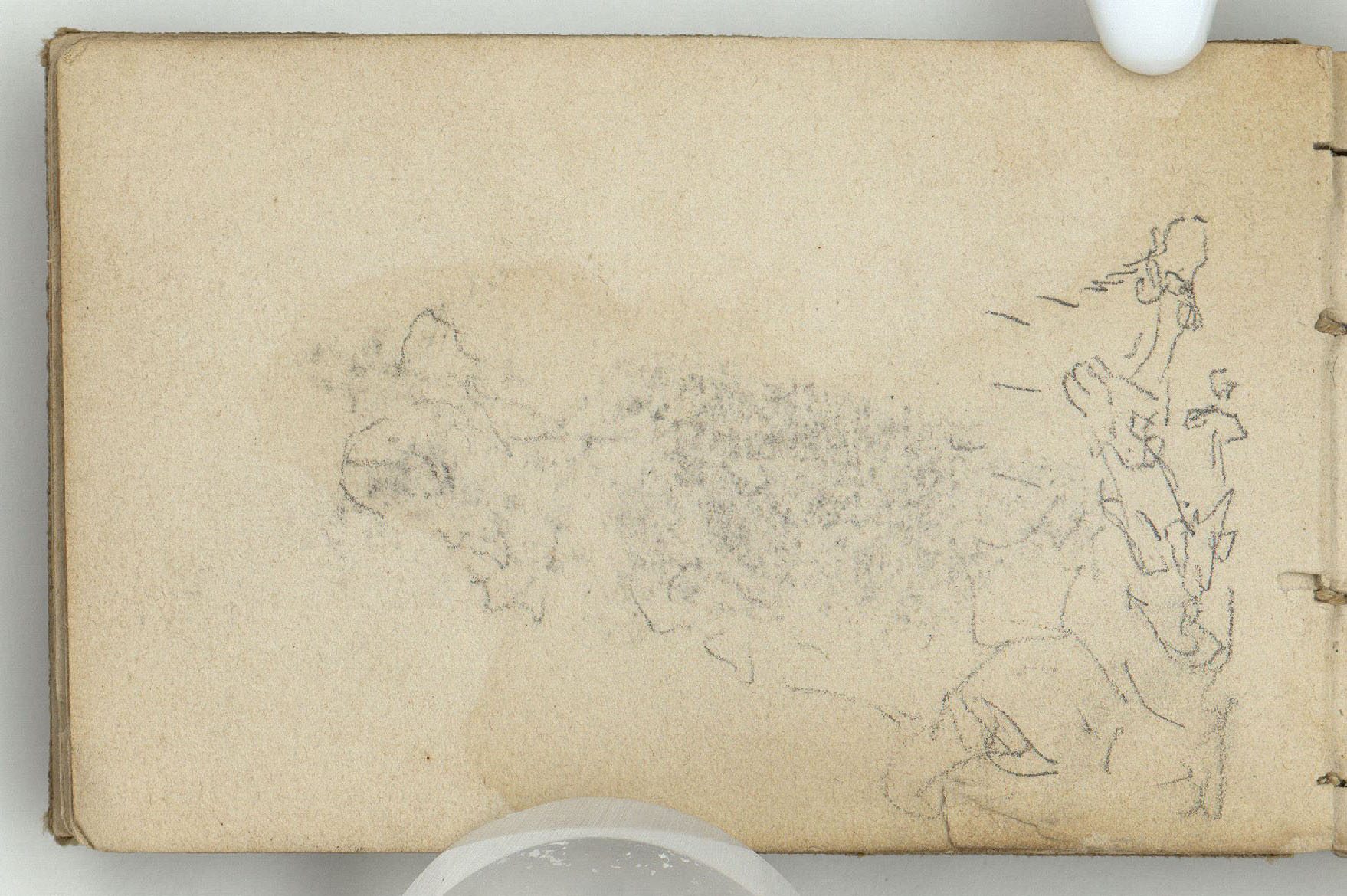 image for: Marià Fortuny - Croquis inconcret - Cap a 1870