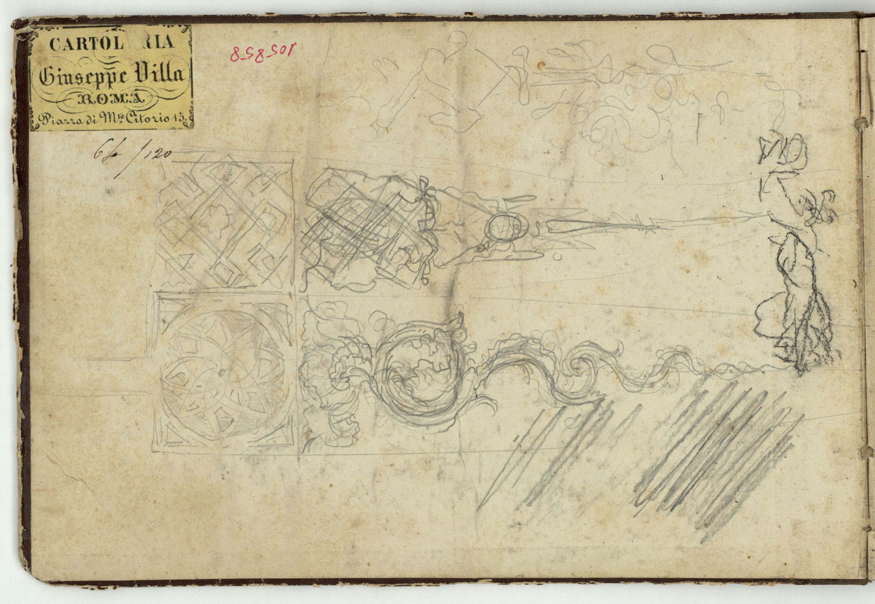 image for: Marià Fortuny - Motius ornamentals d'estil musulmà - Cap a 1862