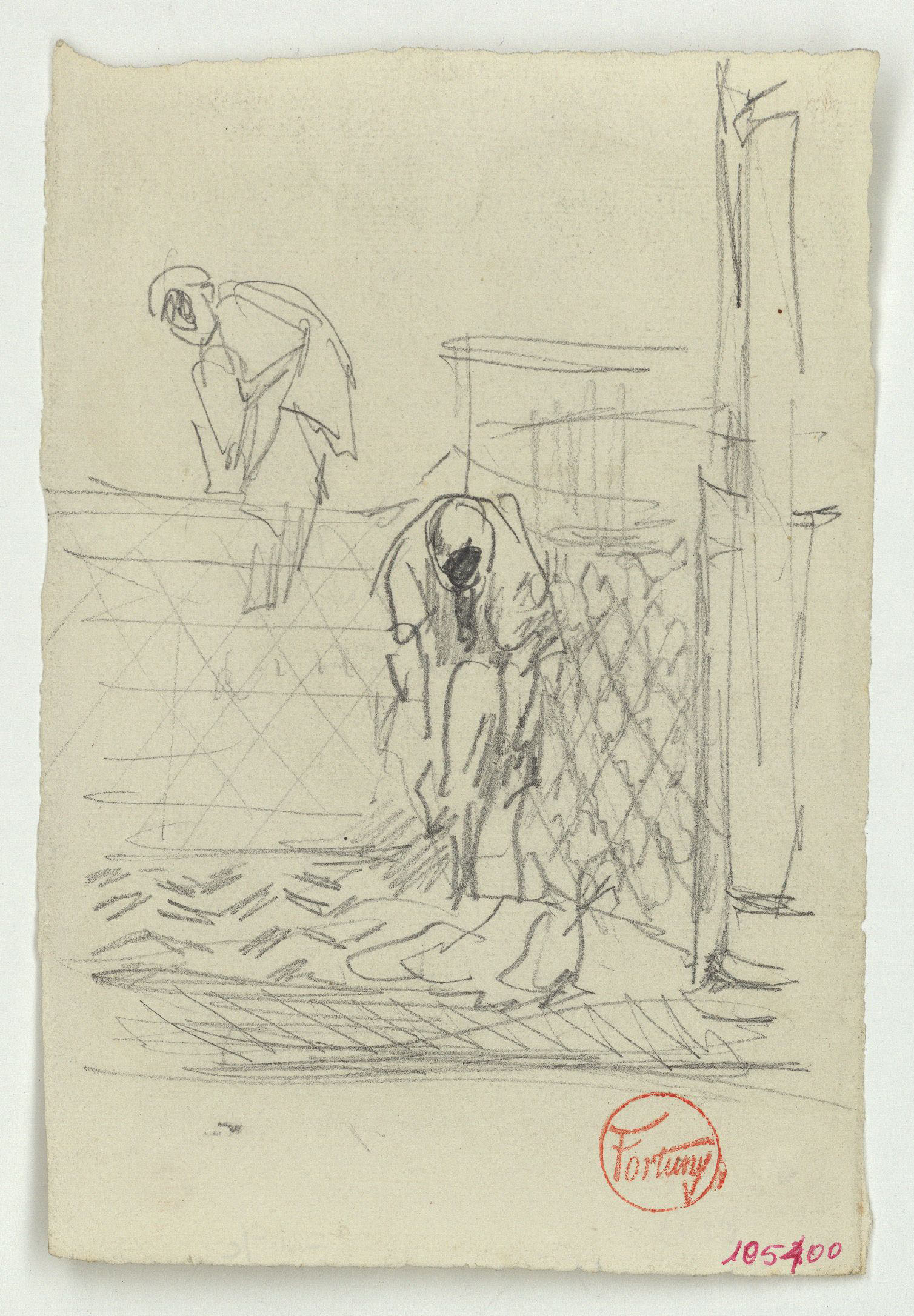 image for: Marià Fortuny - Interior amb dos marroquins - Cap a 1860-1862