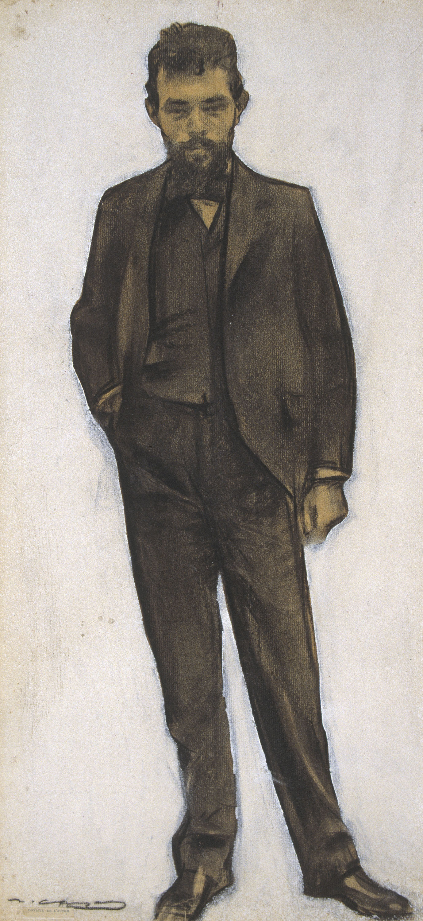 image for: Ramon Casas - Retrat d'Amadeu Vives - Cap a 1897-1899