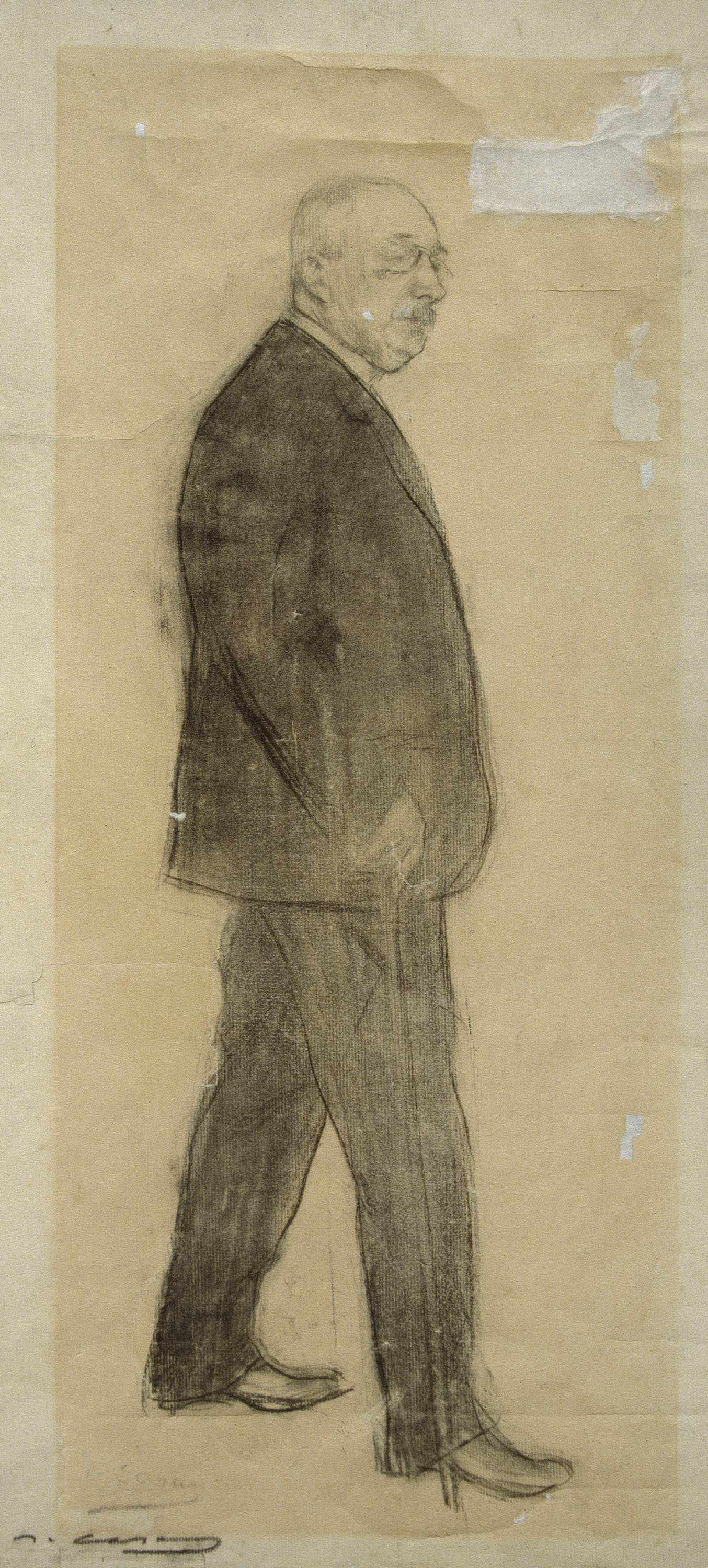 image for: Ramon Casas - Retrat de Venanci Vallmitjana - Cap a 1897-1899