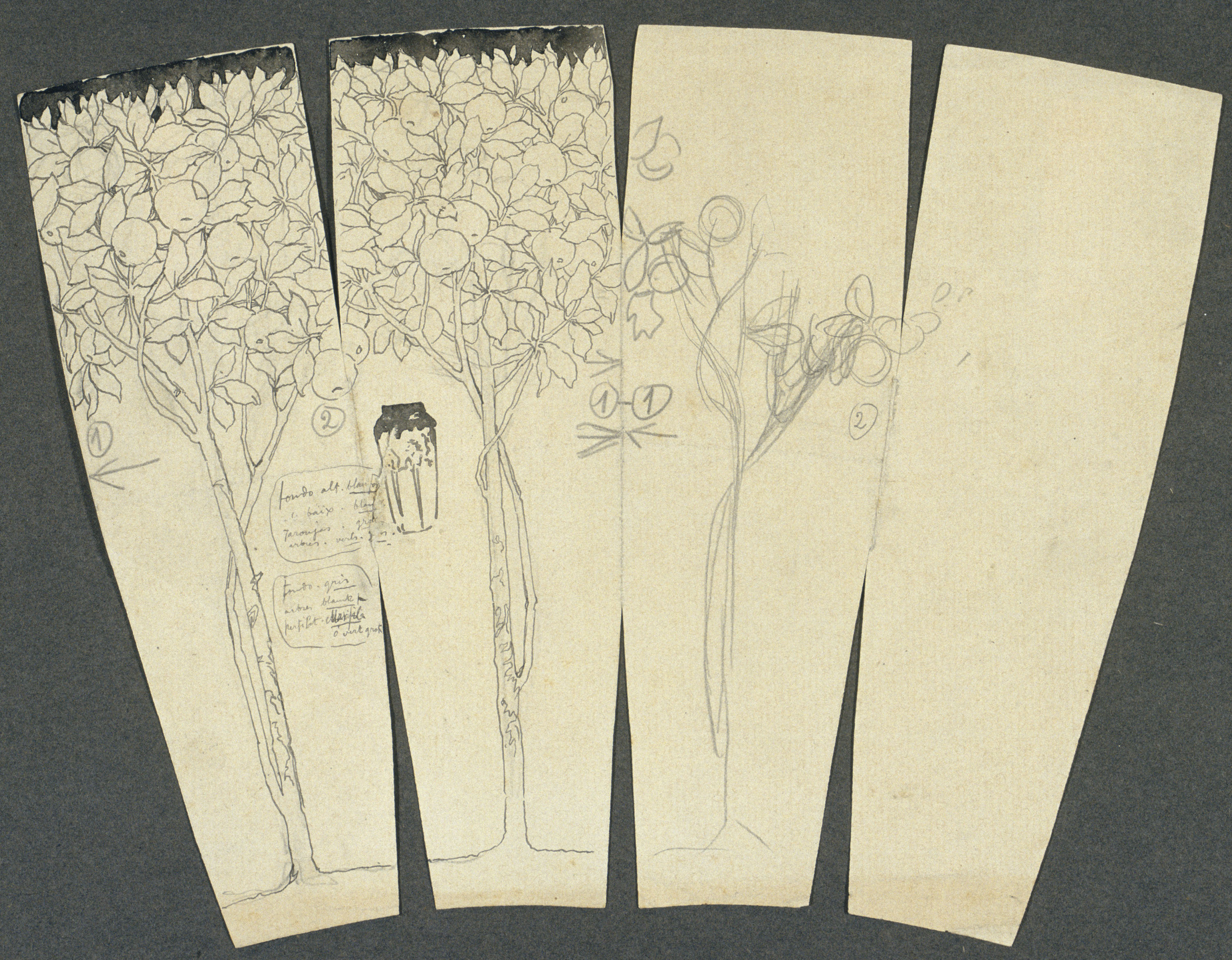 image for: Antoni Serra - Ornamentació per a un gerro - Cap a 1904-1908