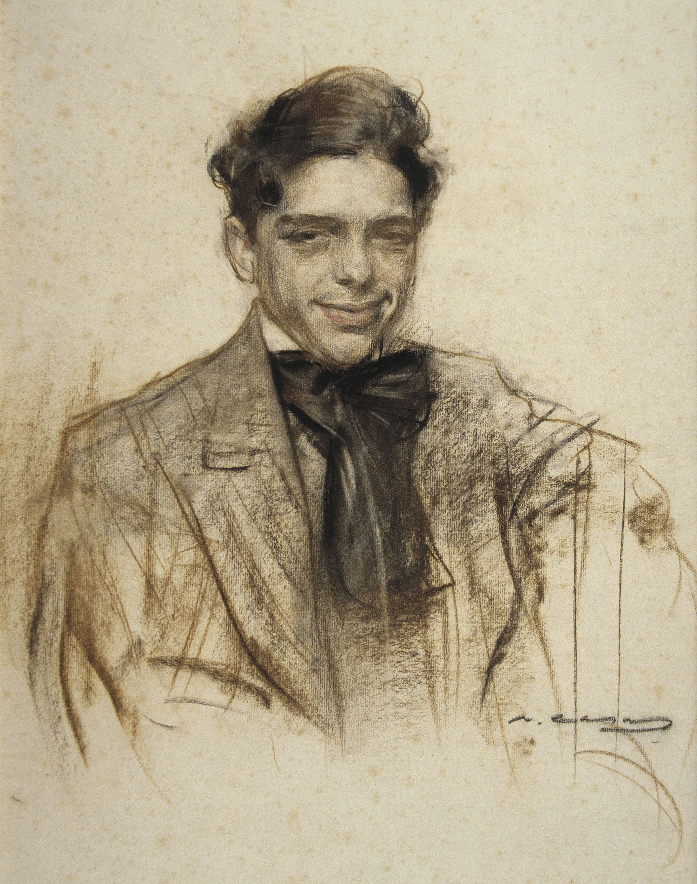 image for: Ramon Casas - Retrat de Lluís Bagaria - Cap a 1903-1906