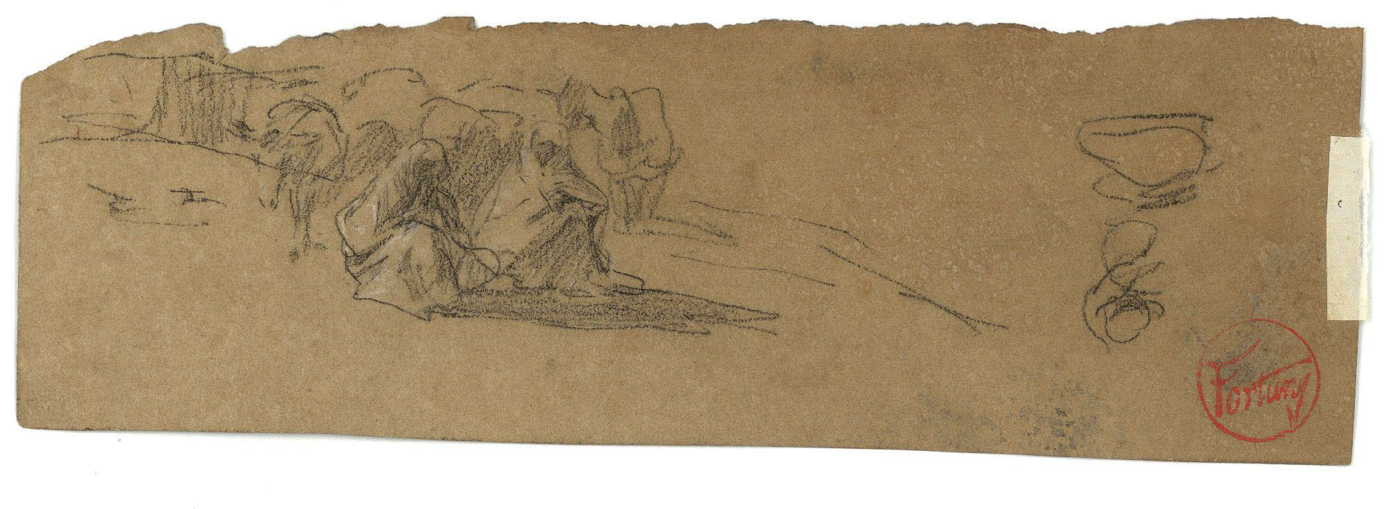 image for: Marià Fortuny - Marroquins (anvers) / Marroquins (revers) - Cap a 1860-1862 [1]